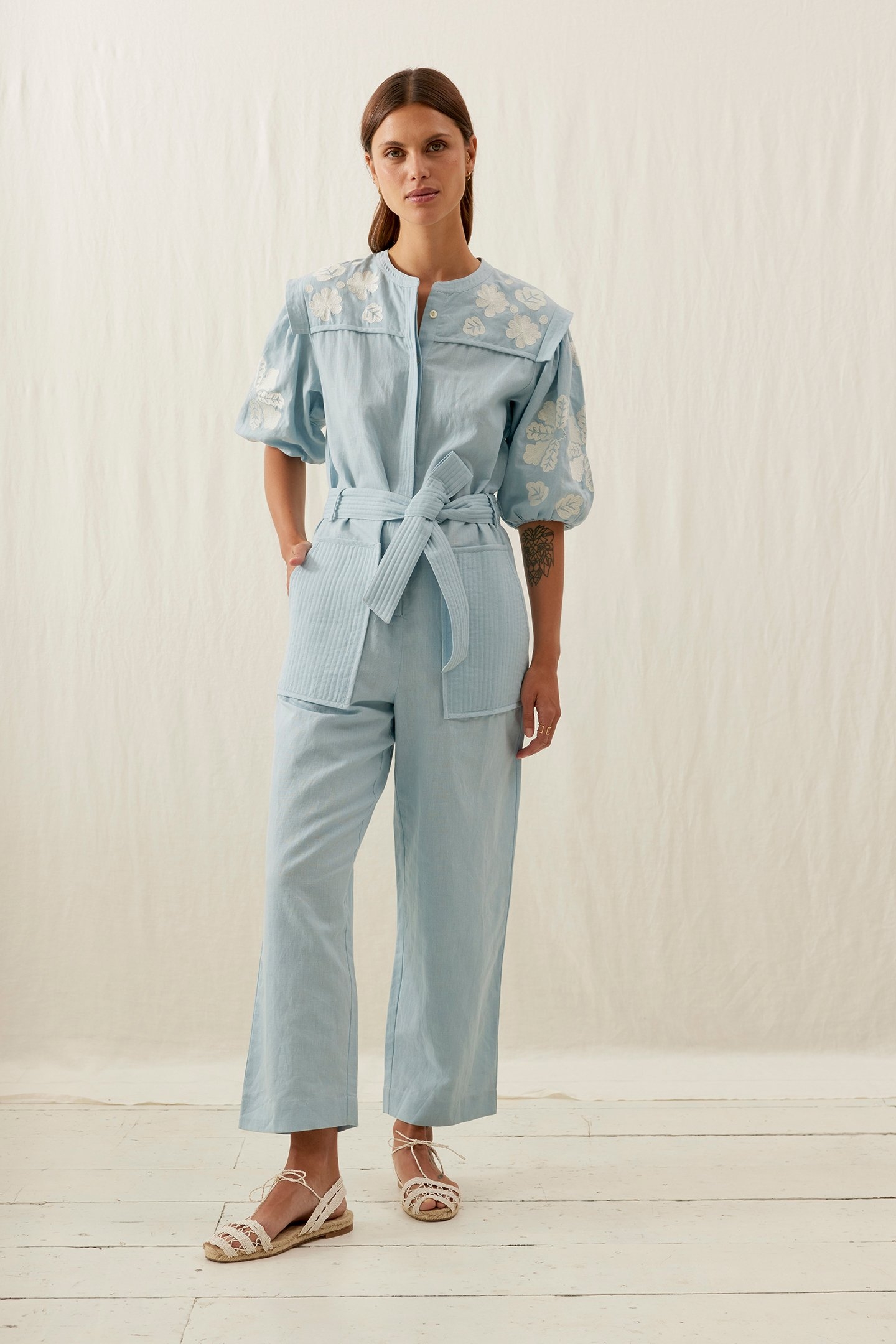 OVERALLS SYLVIANE BLUE 1