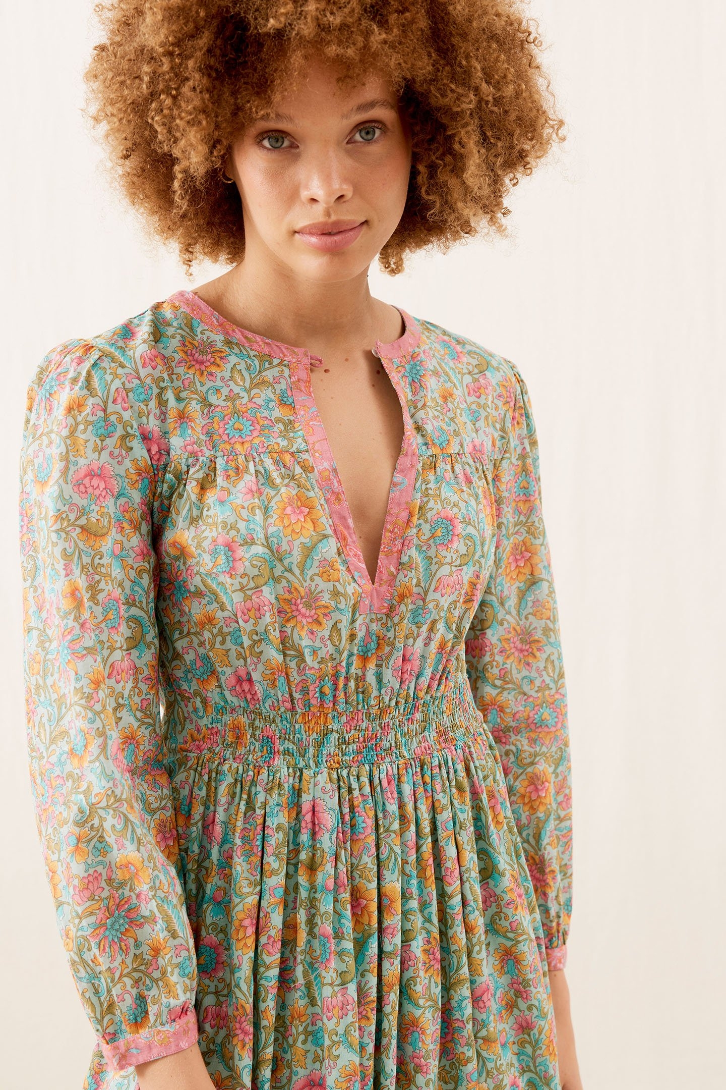 DRESS DIANE WATER R FLOWER-PINK 5