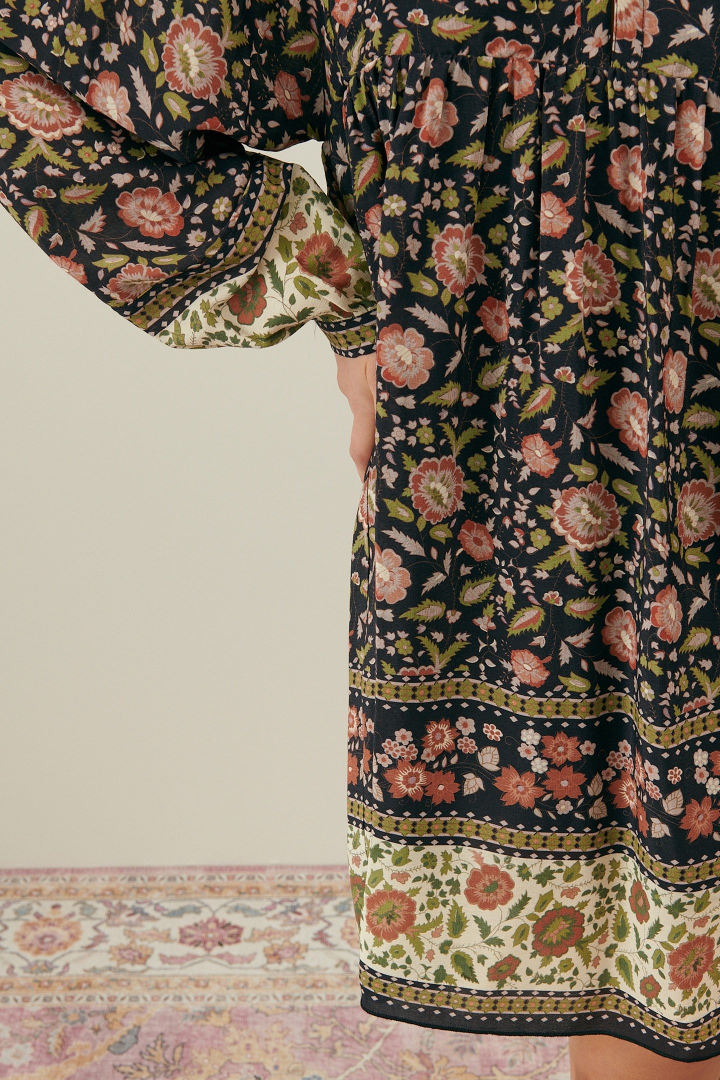 DRESS OTTANNA CHARC ENDLESS FIELDS 5