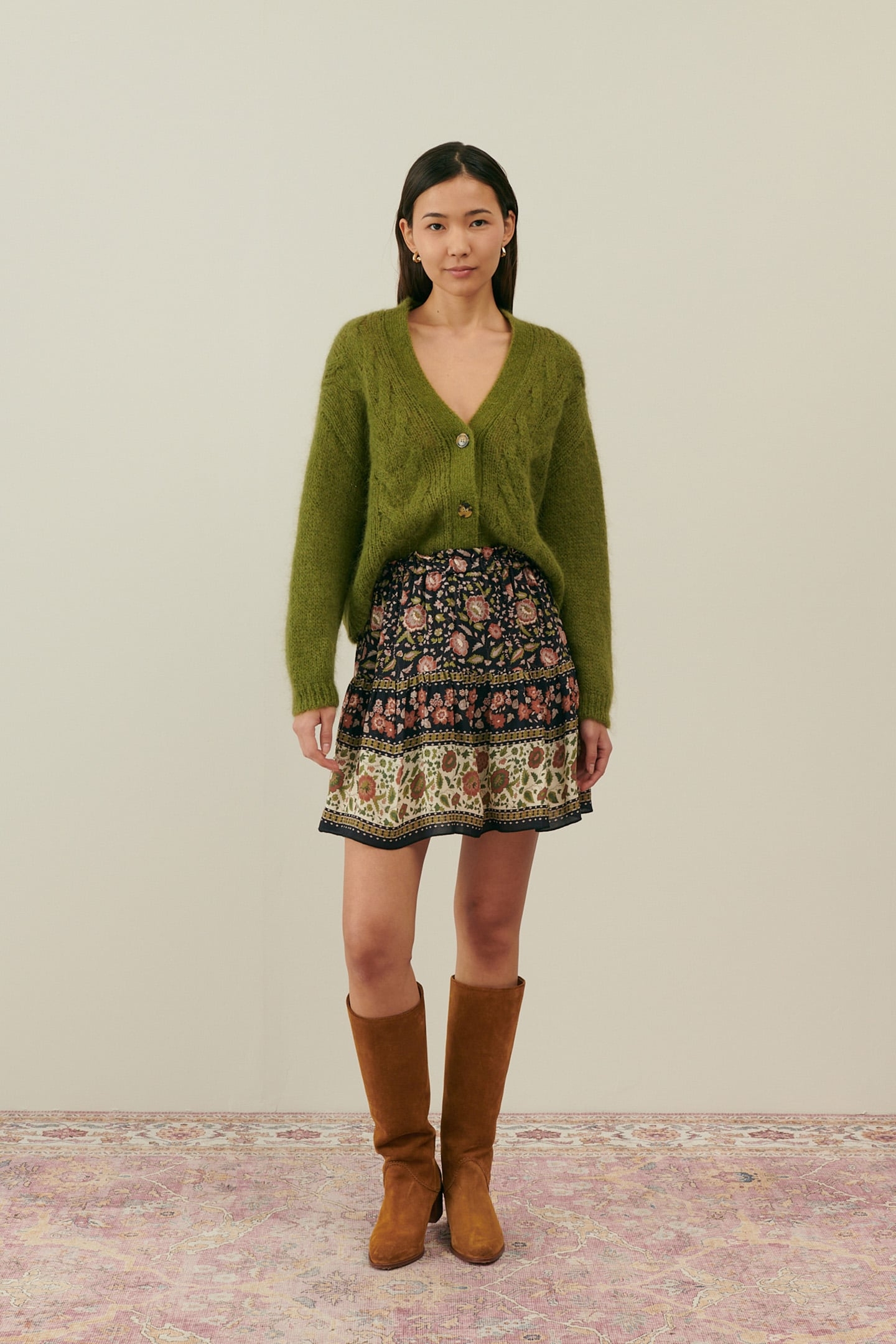 SKIRT ISALIA CHARC ENDLESS FIELDS 1