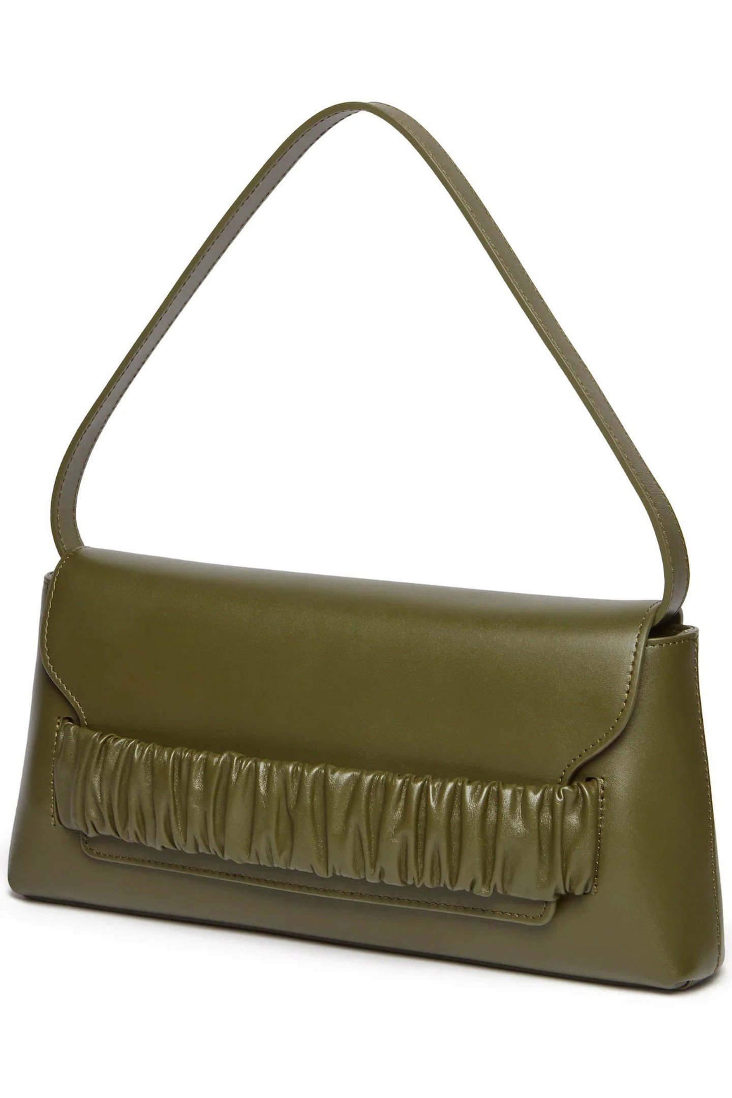 CHOUCHOU SHOULDER BAG LEATHER KHAKI 1