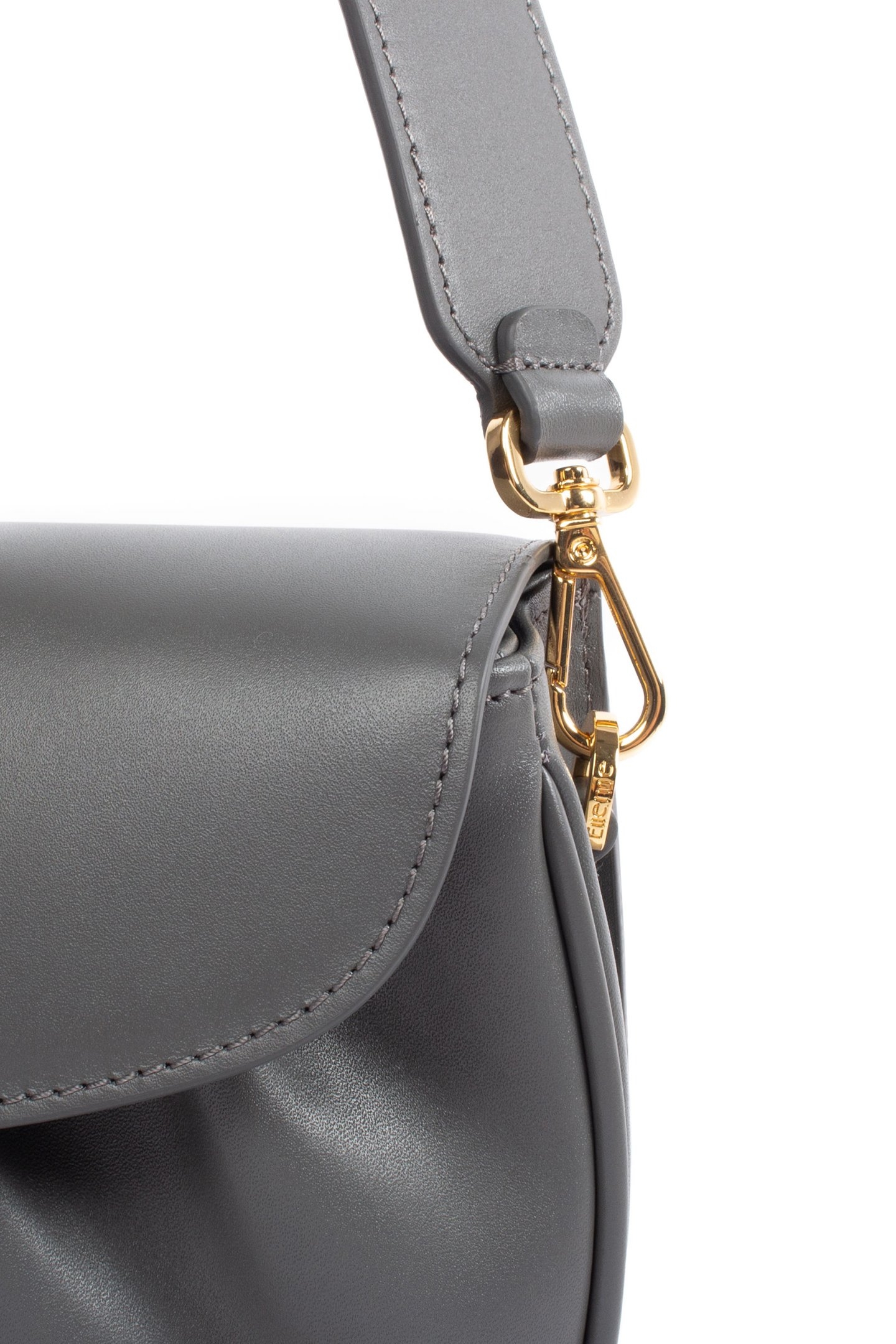 DIMPLE FLAP LEATHER CHARCOAL 3