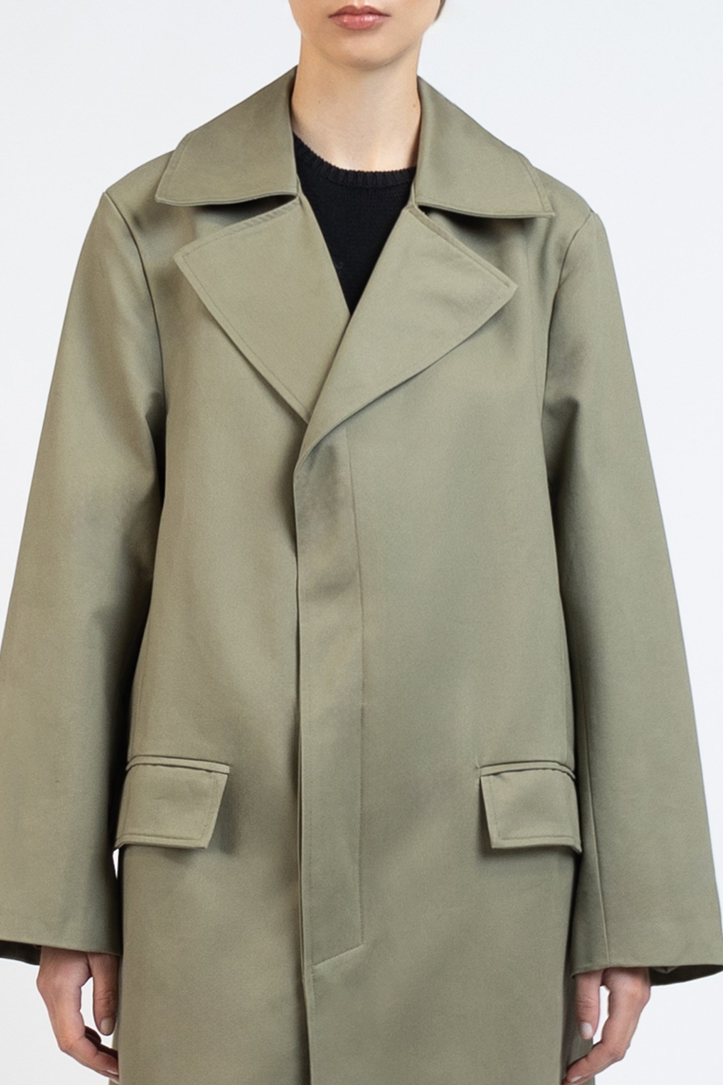 OVERSIZED COAT KHAKI 4