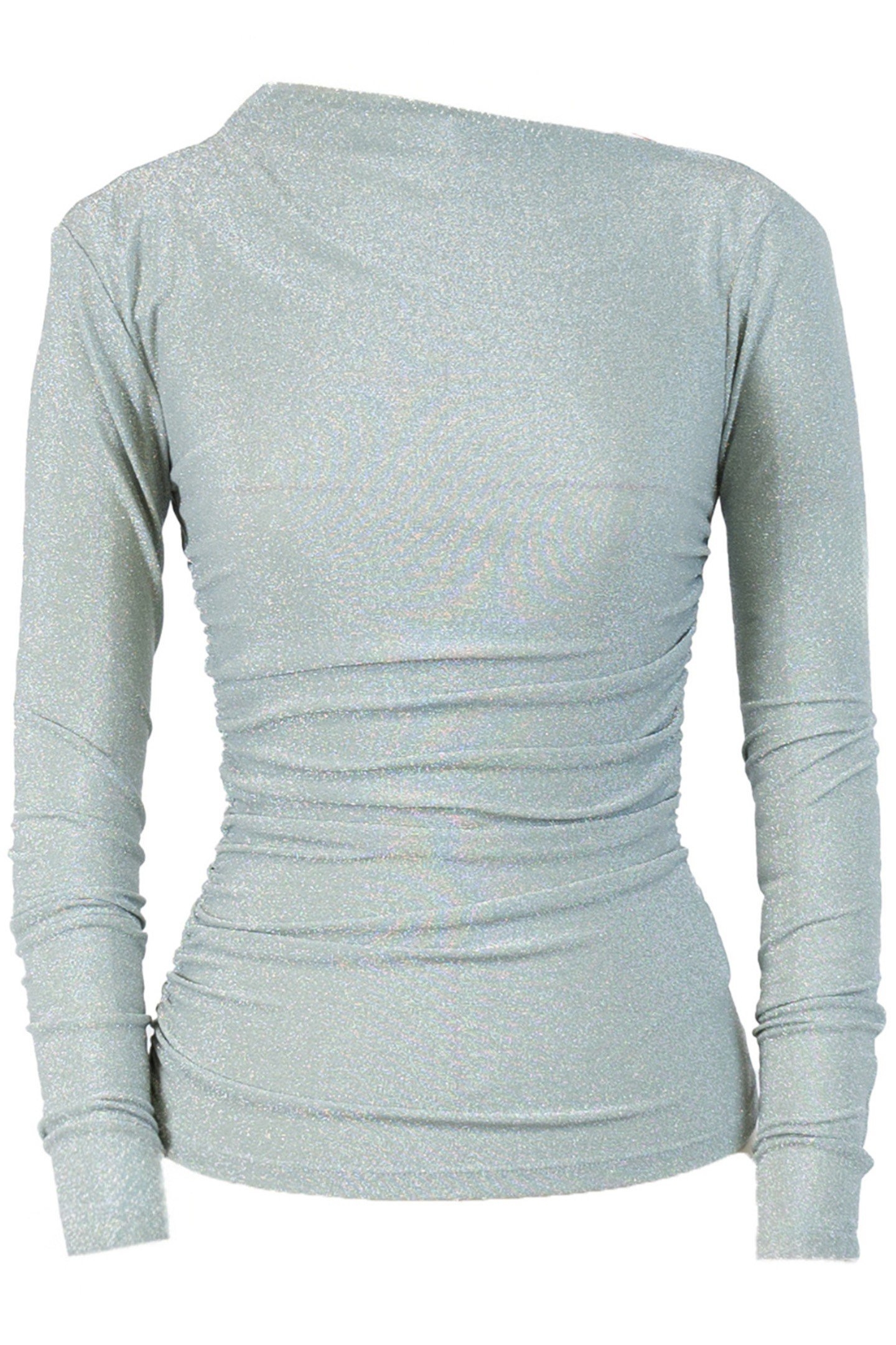 DRAPED JERSEY TOP SPARKLING GREEN 1