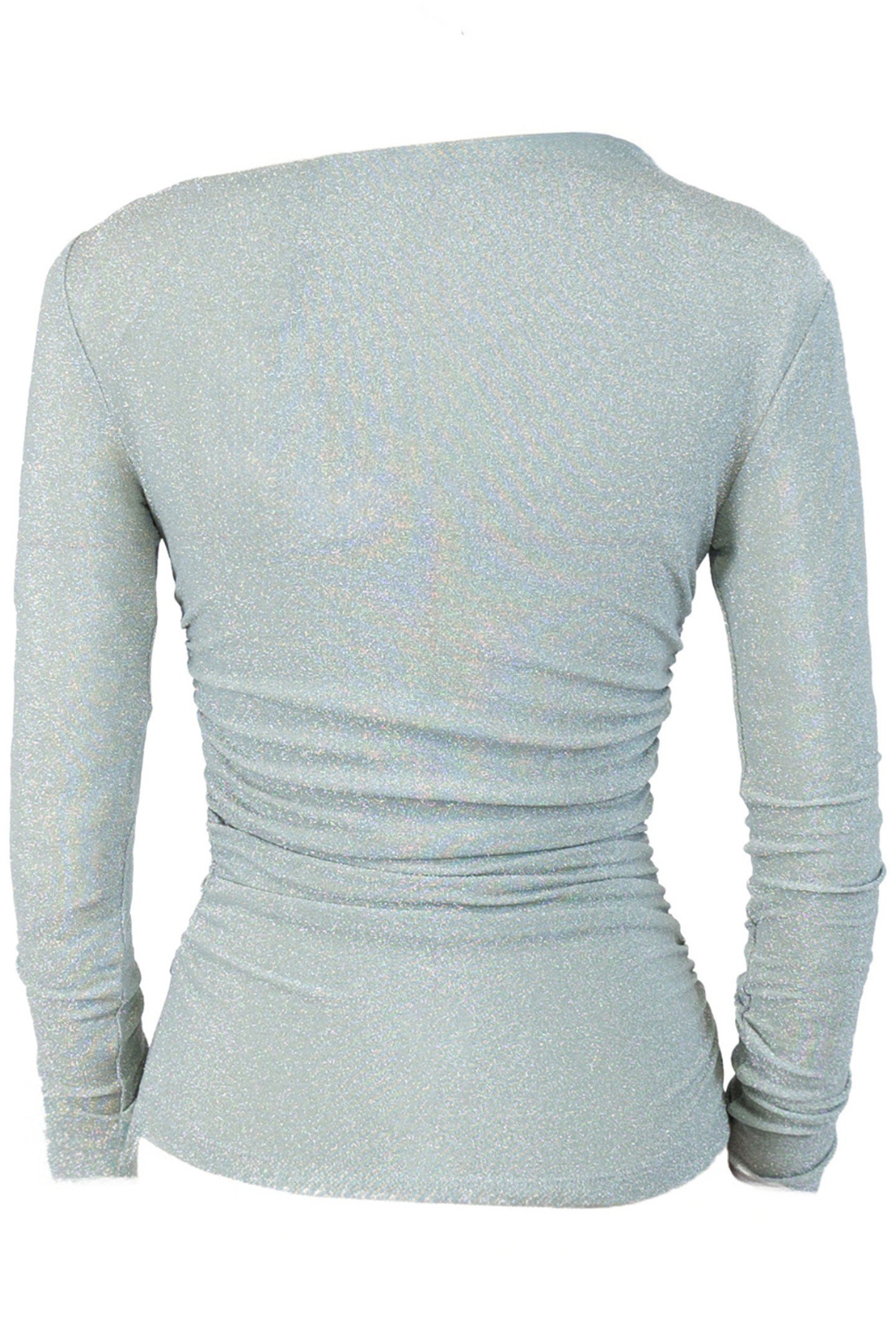 DRAPED JERSEY TOP SPARKLING GREEN 2