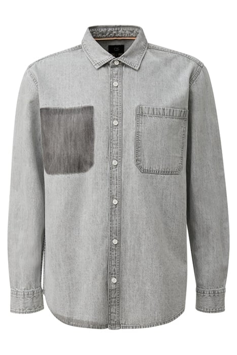 S.OLIVER-QS SHIRT GREY DENIM 3