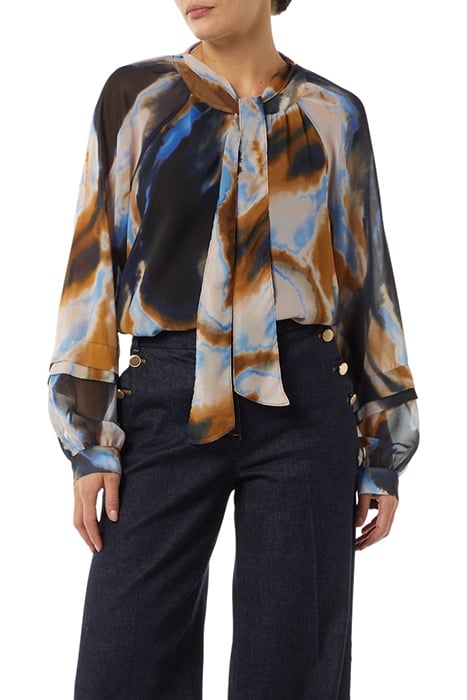 COMMA BLOUSES BLUE 1