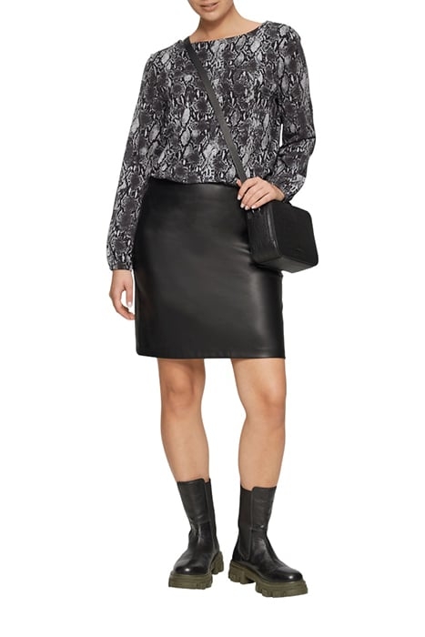 S.OLIVER T-SHIRTS GREY/BLACK 4