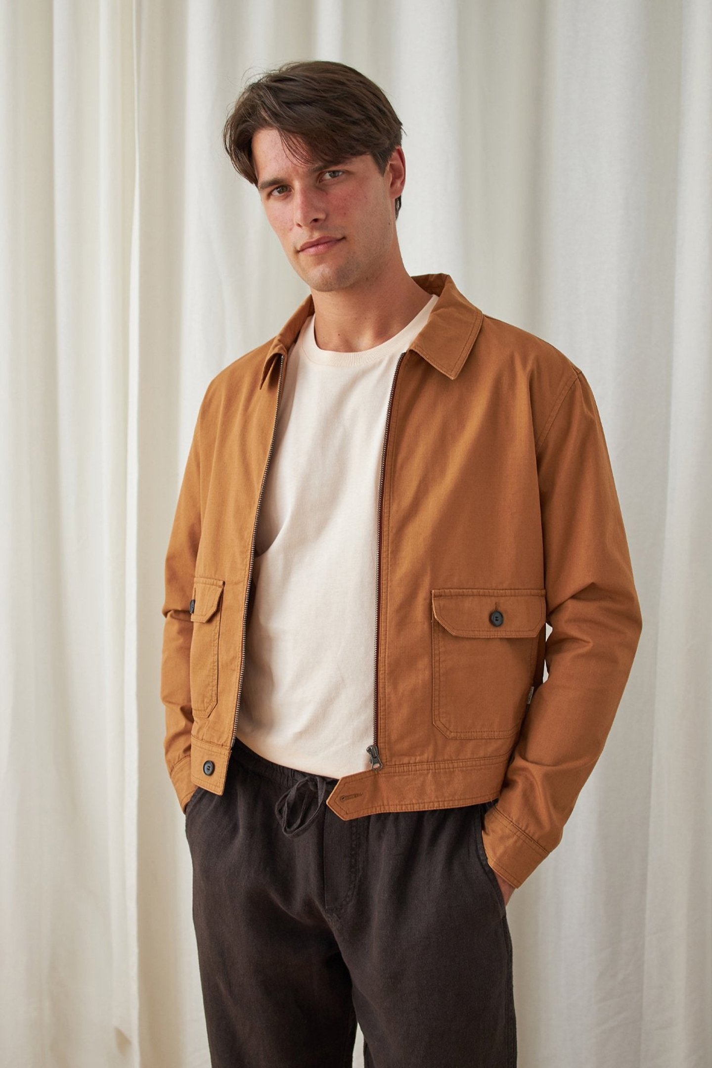 ANSLEY JACKETS CAMEL TOAST 1