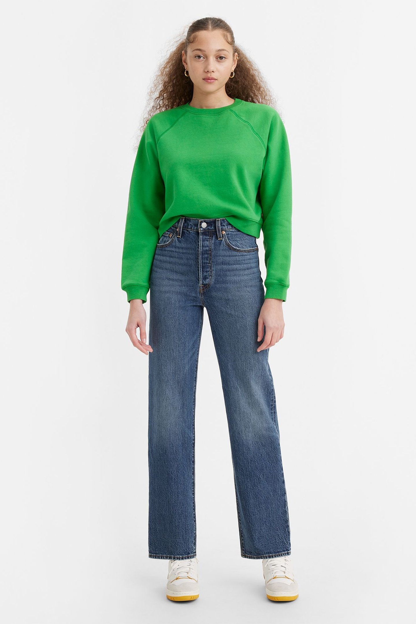 RIBCAGE FULL LENGTH JEANS DARK INDIGO 1