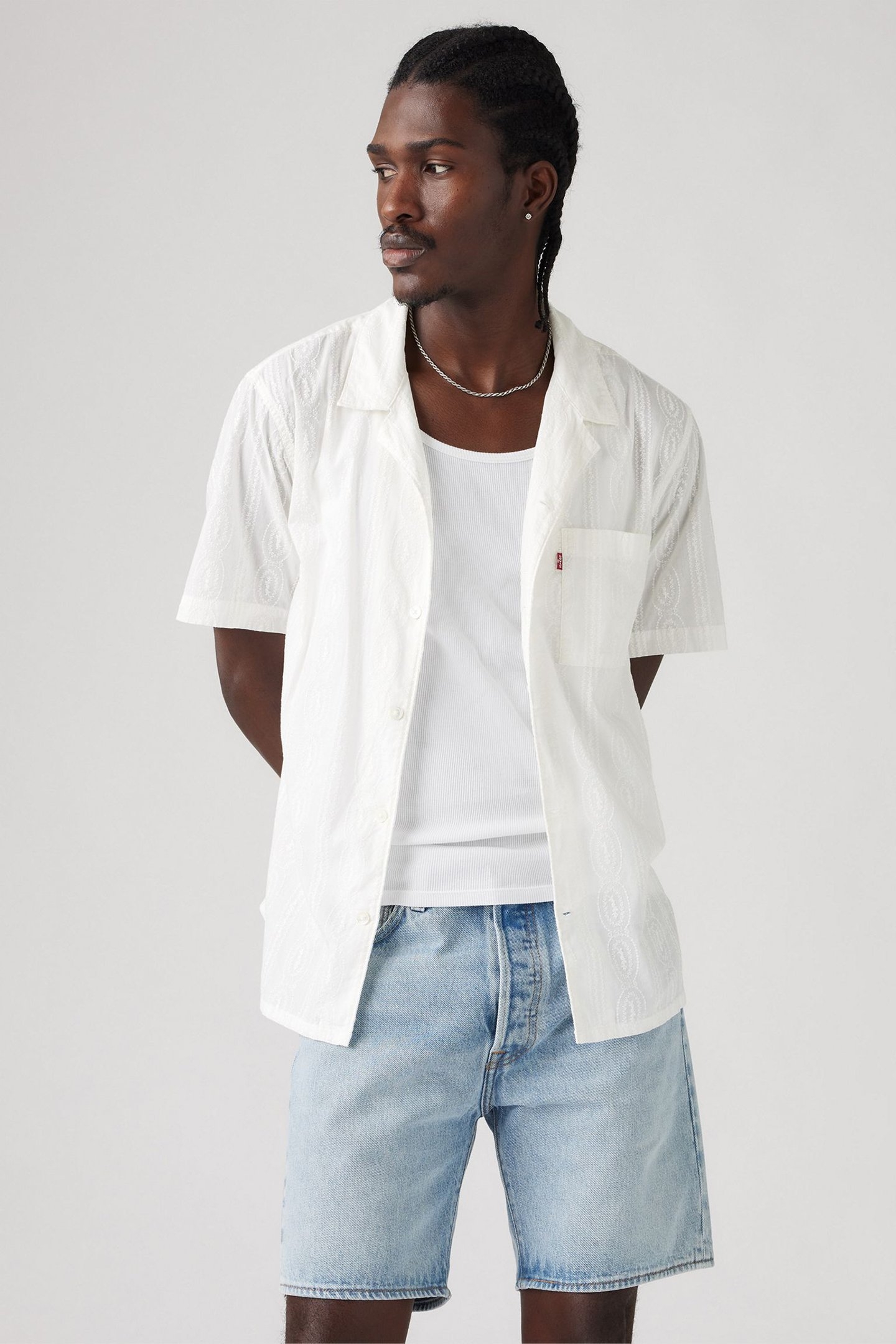 SUNSET CAMP SHIRT WHITE 4