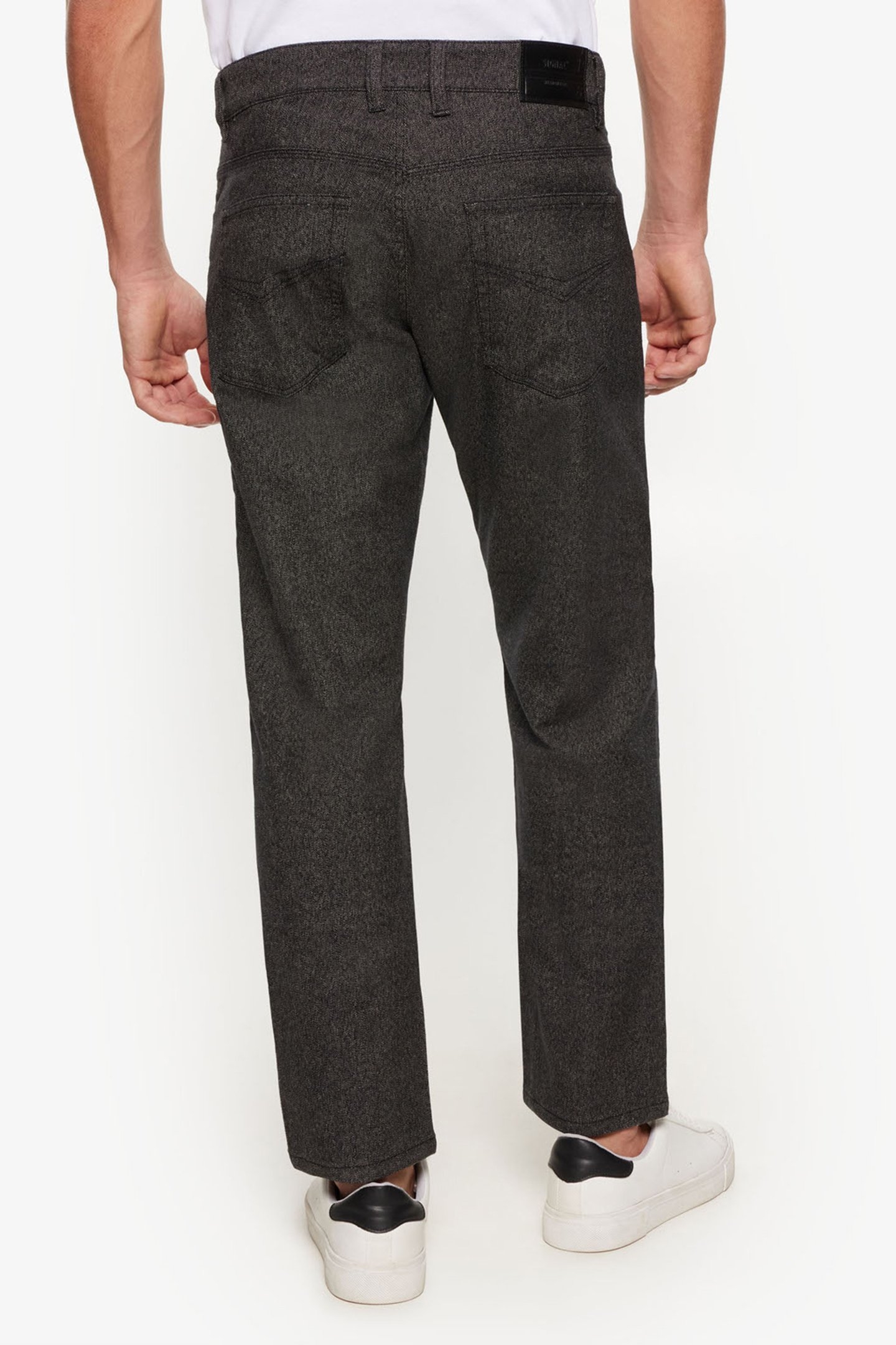 ODAMSI WOOL LOOK PANTS BLACK 2