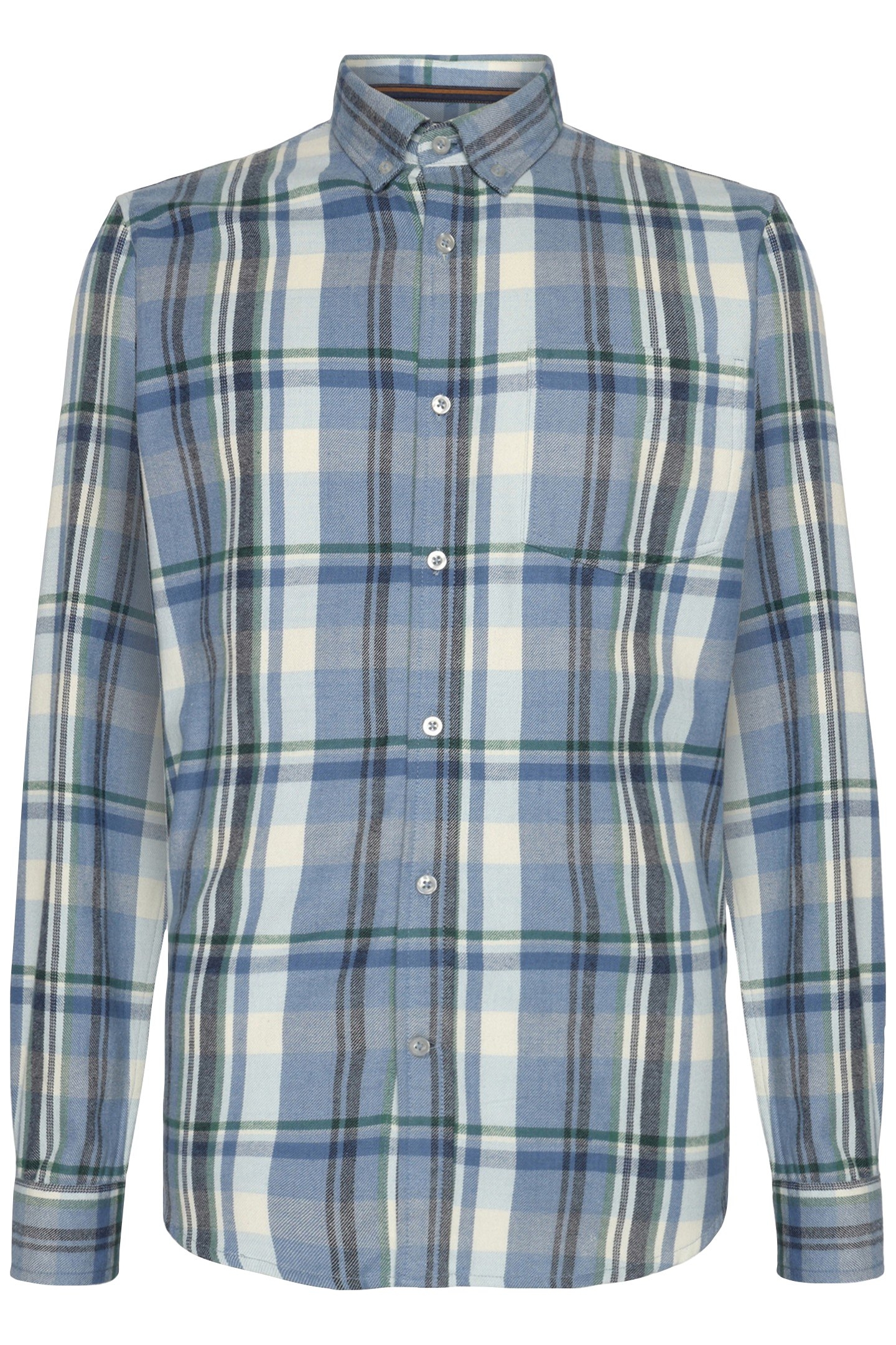 CLAYTONSI + L/S SHIRTS SUN FADED BLUE 1