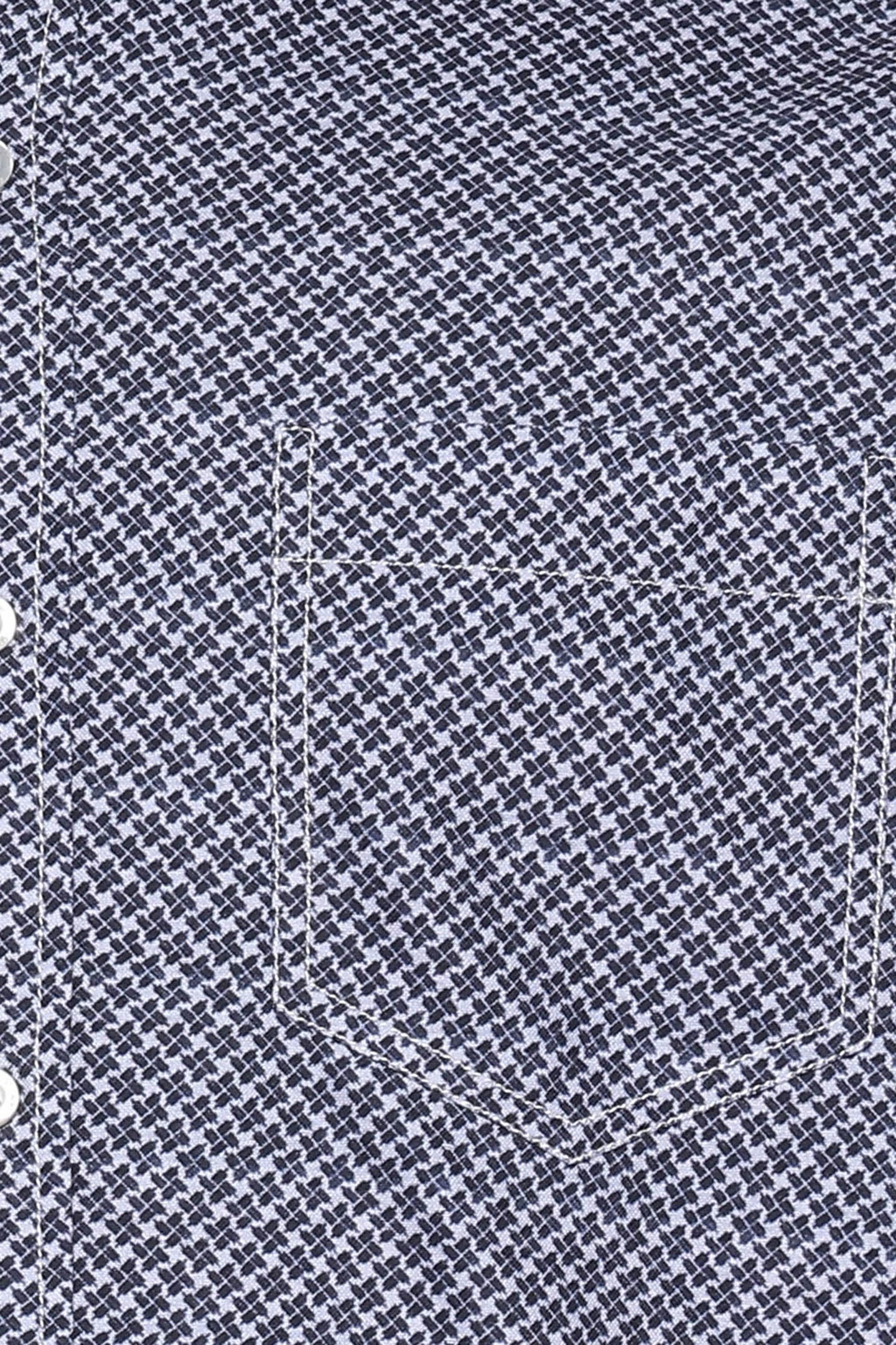 CARTERSI PRINT OXF L/S SHIRTS DEEP MARINE 3