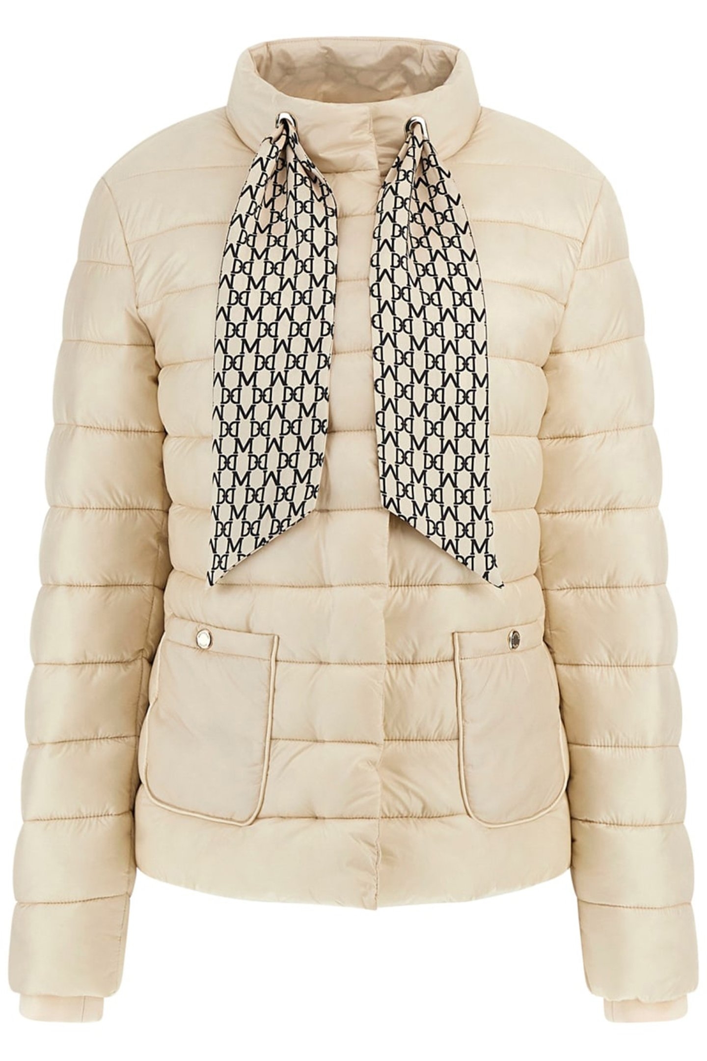 AVERY PADDED SCARF J EGGSHELL ECRU MULTI 1