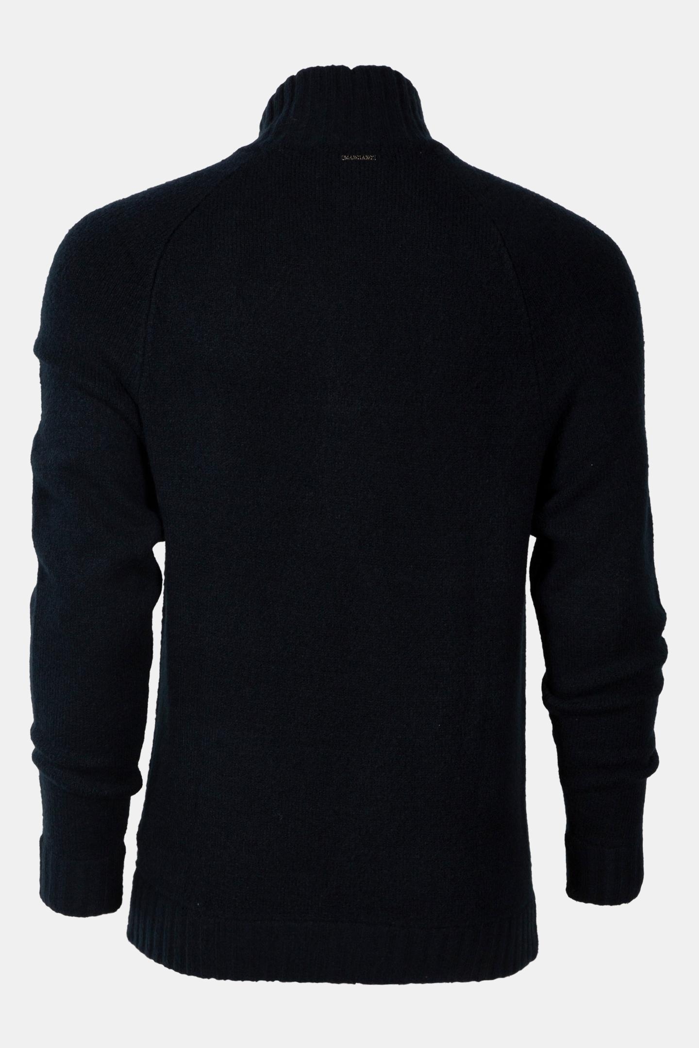 MARCIANO BY GUESS LS HALF ZIP CABLE SW NAVY SEA 4