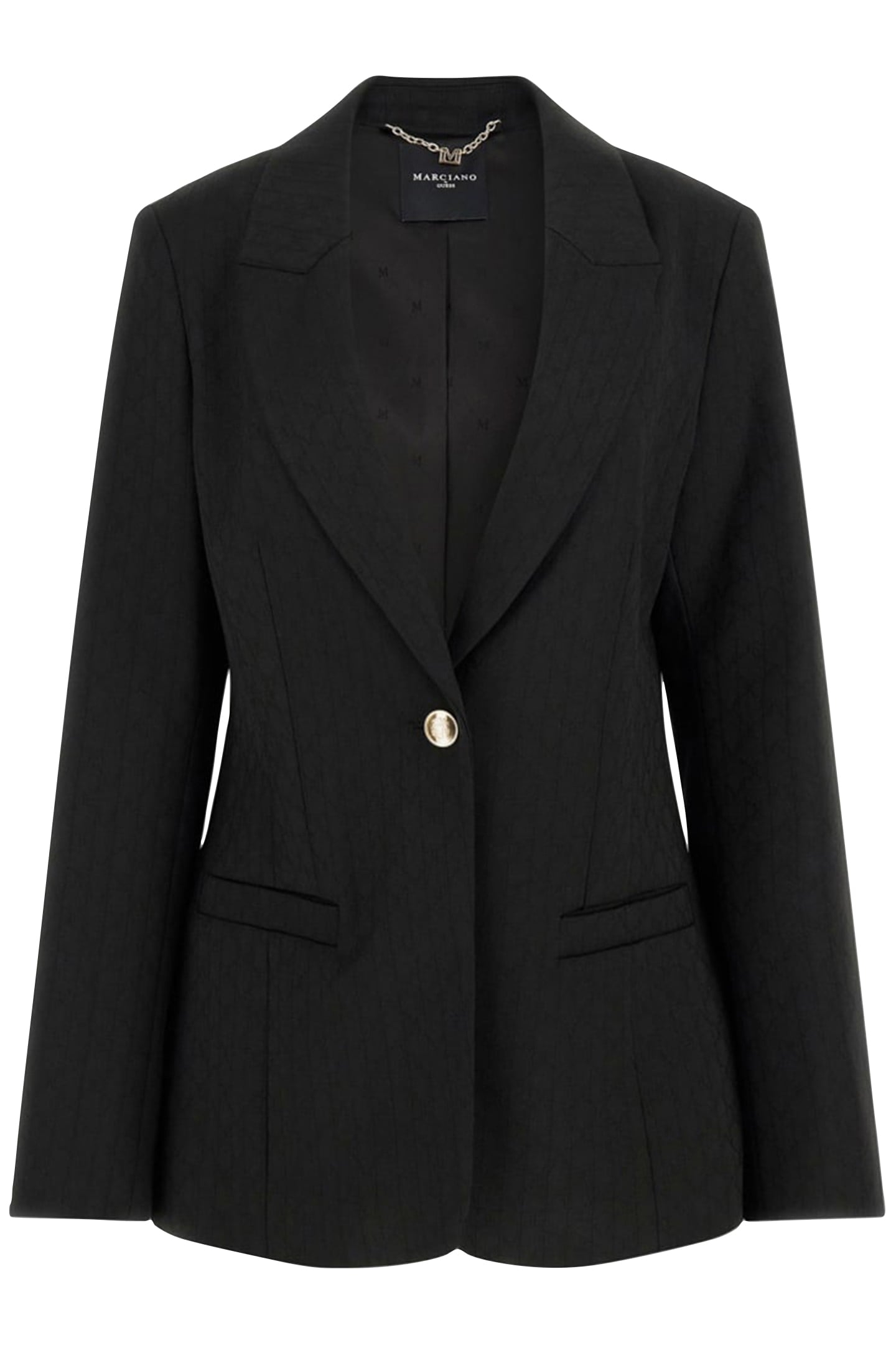 MARCIANO BY GUESS BLANCA BLAZER BLACK MONOGRAM 1