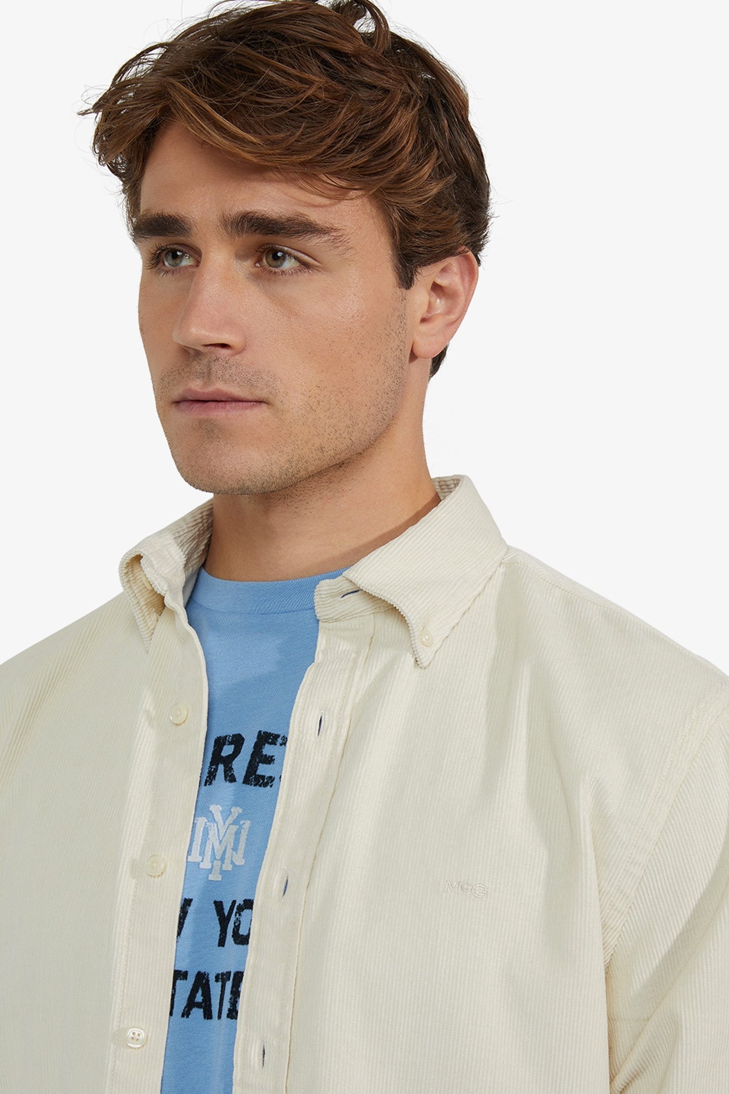 CORDUROY SHIRT OFF WHITE 5