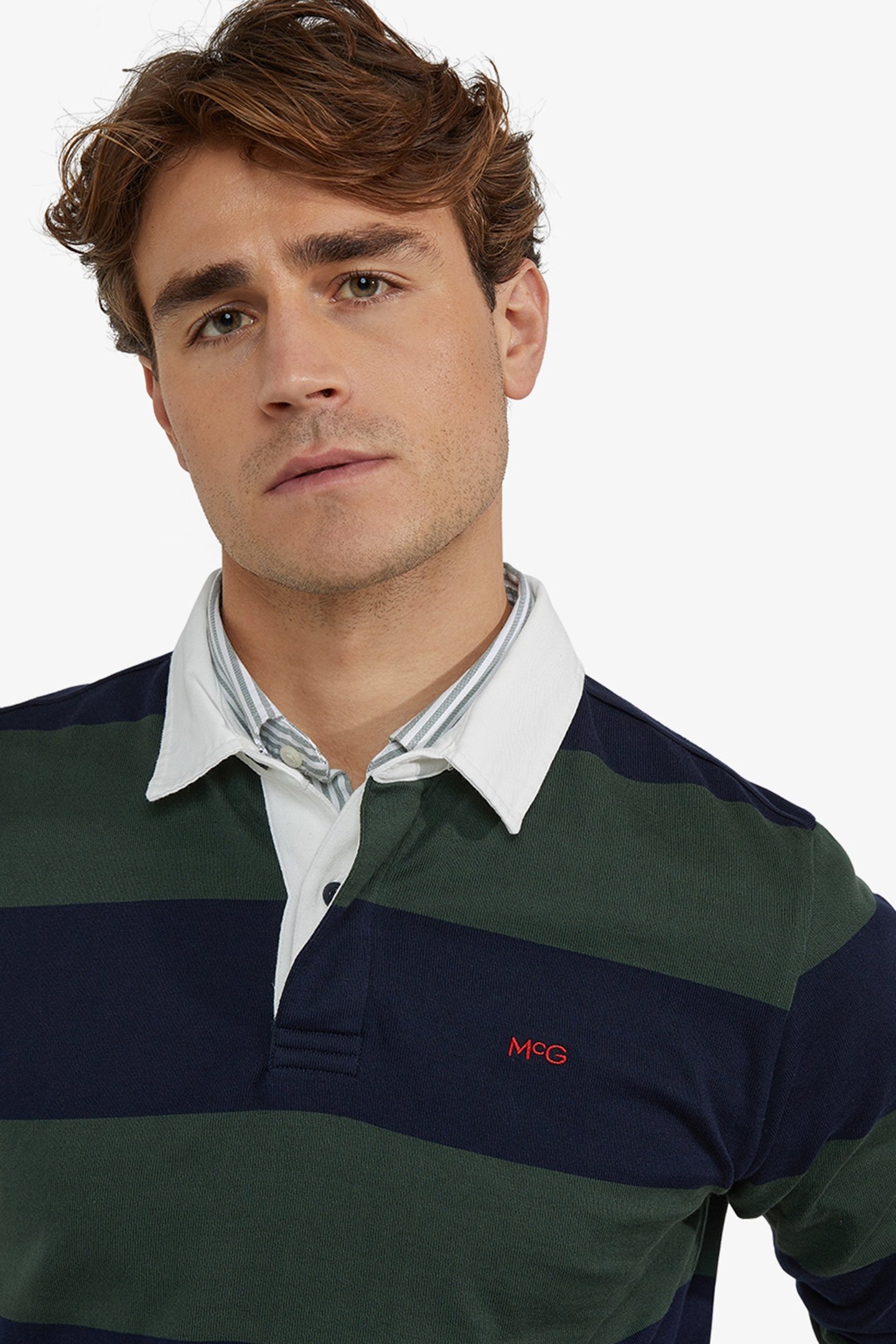 STRIPED RUGBY DARK OLIVE 4