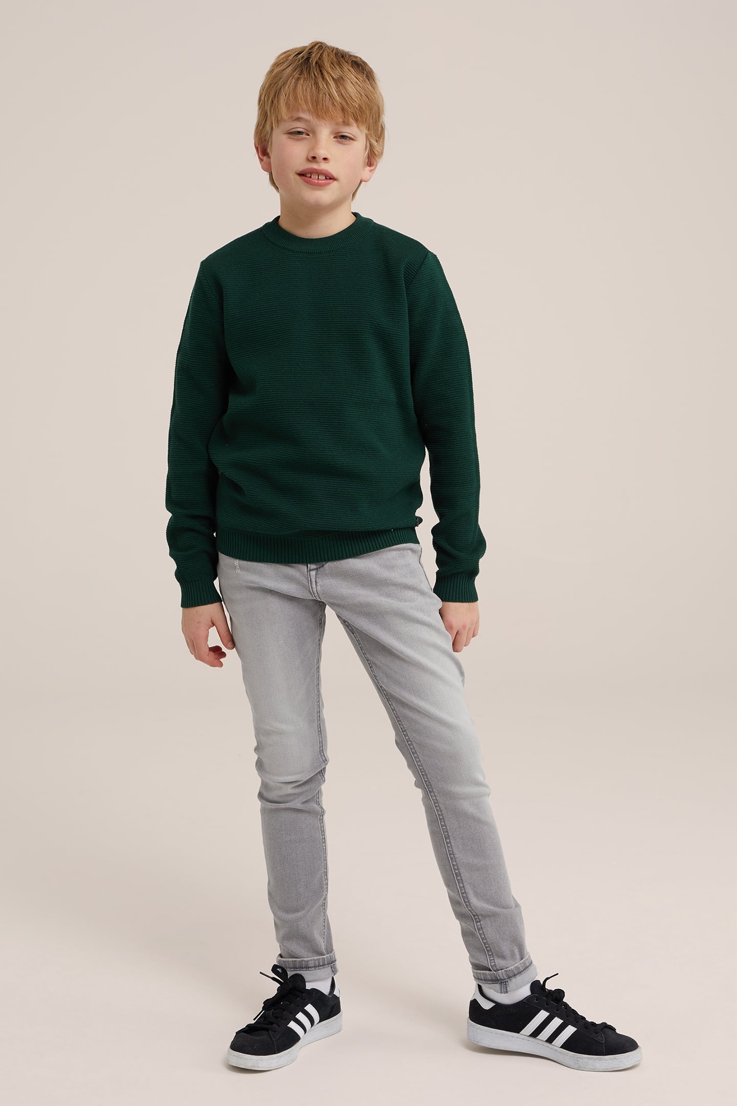 5-POCKET BLENDED LIGHT GREY 2