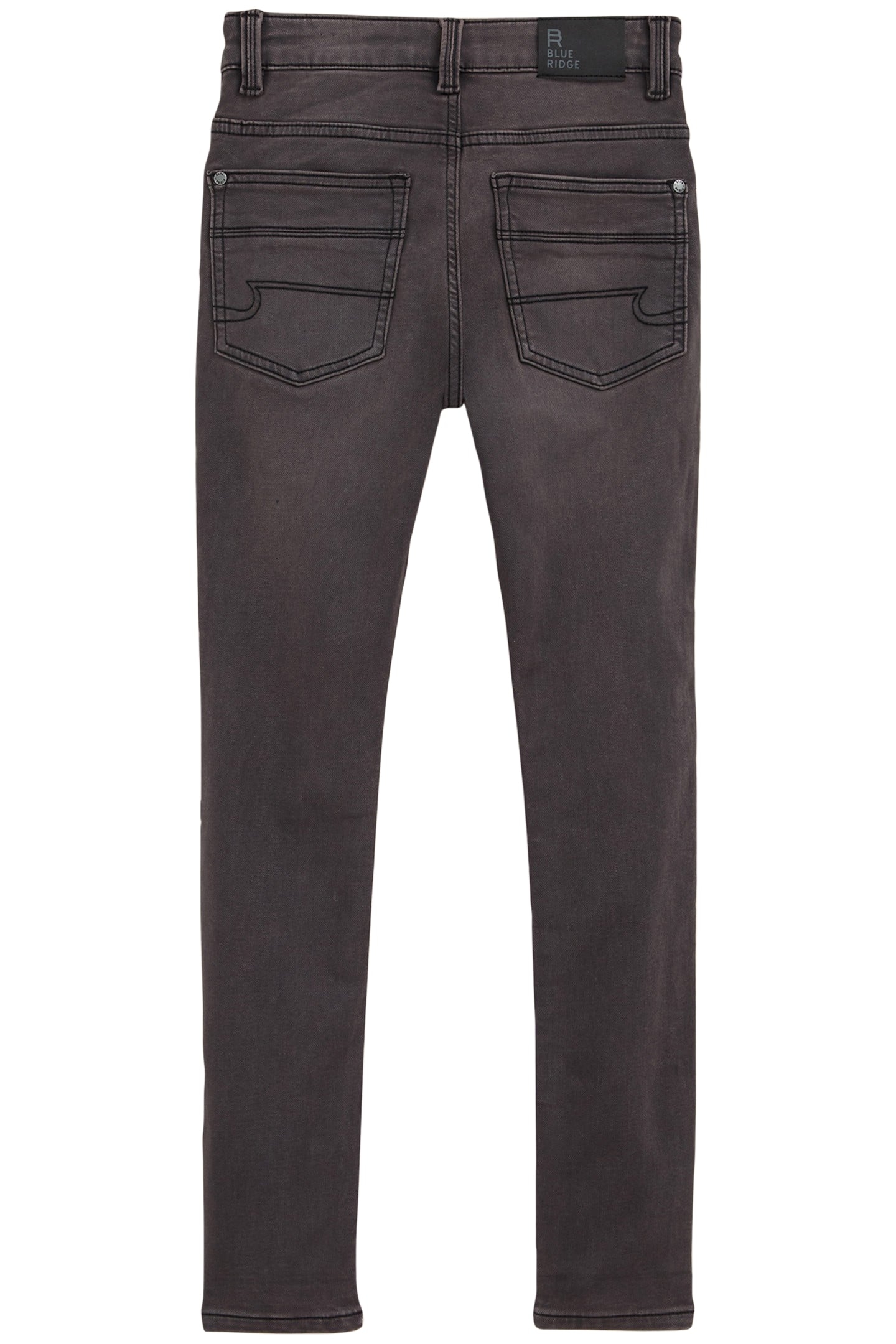 5-POCKET MID WAIST DARK GREY 4
