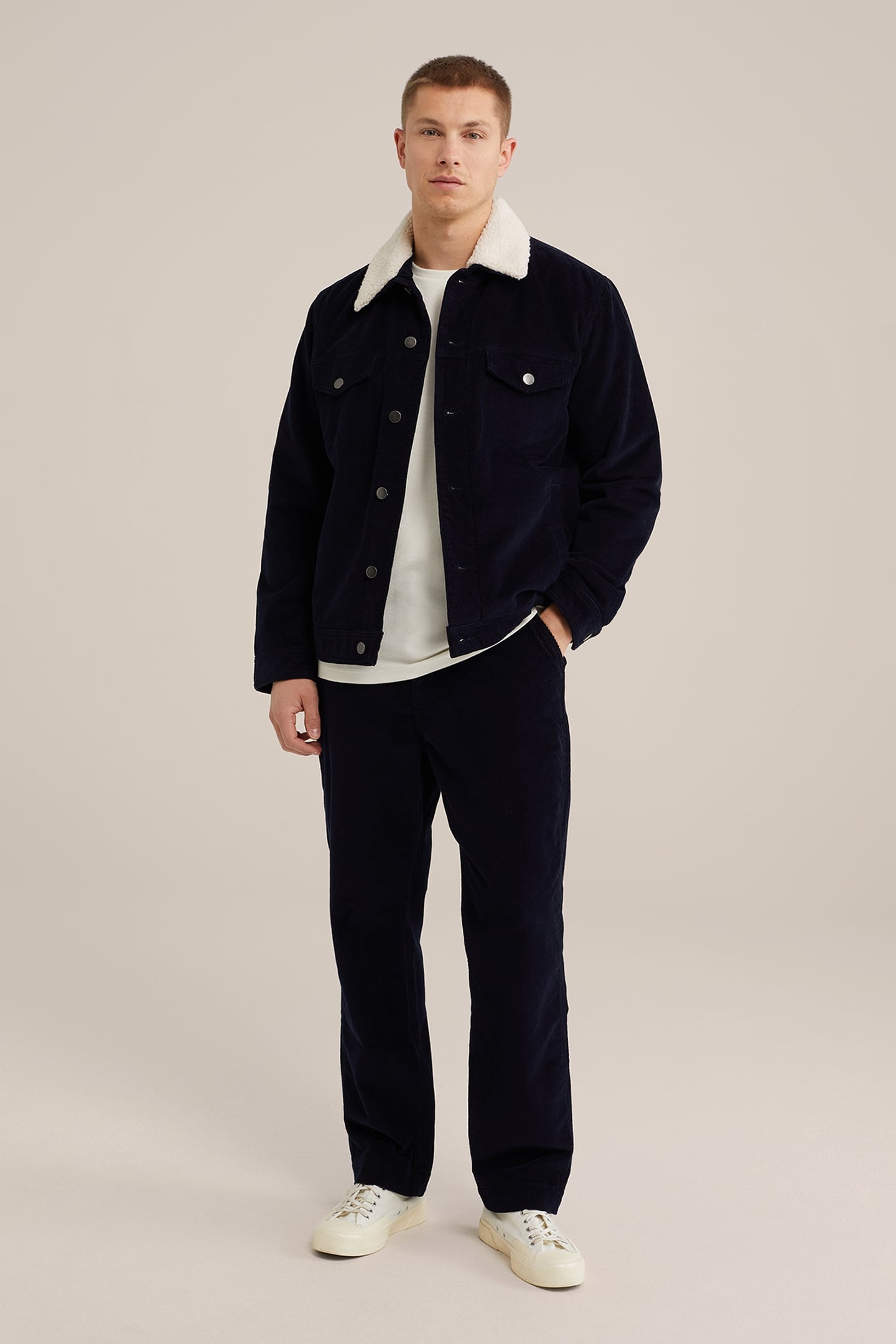 JACKET NORMAL LENGTH DARK BLUE 3