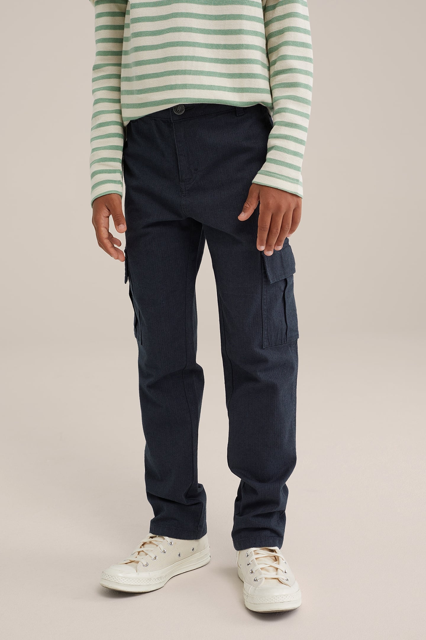 CARGO PANTS DARK BLUE 1