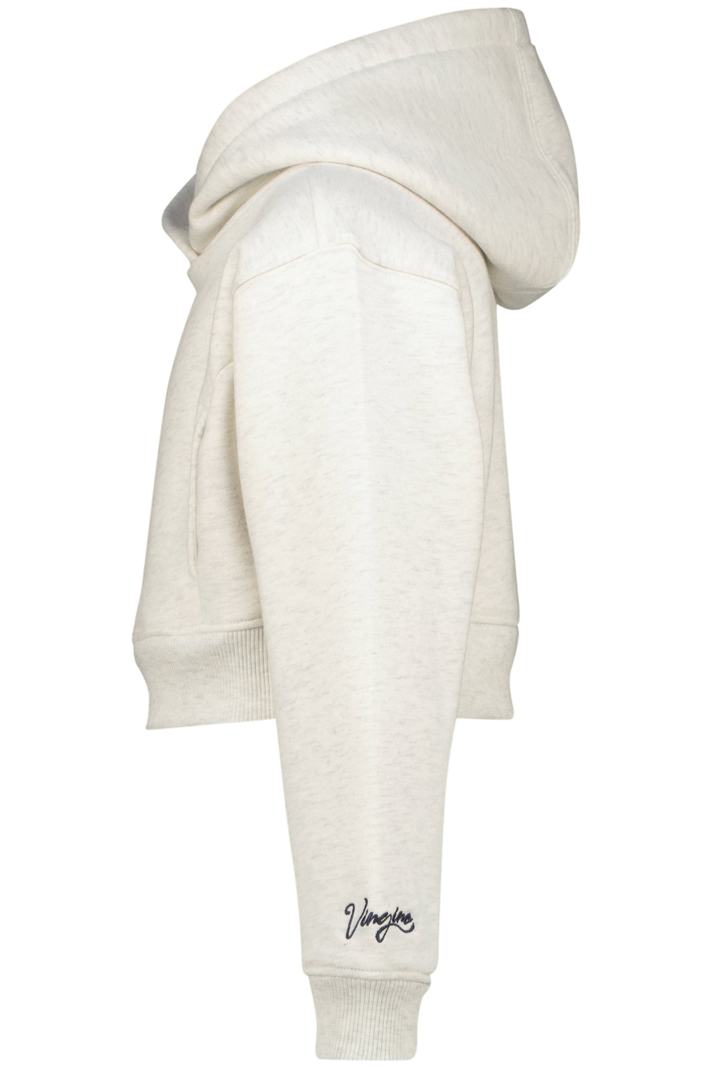 GIRLS NIMMIE HOODY LIGHT GREY MELEE 3