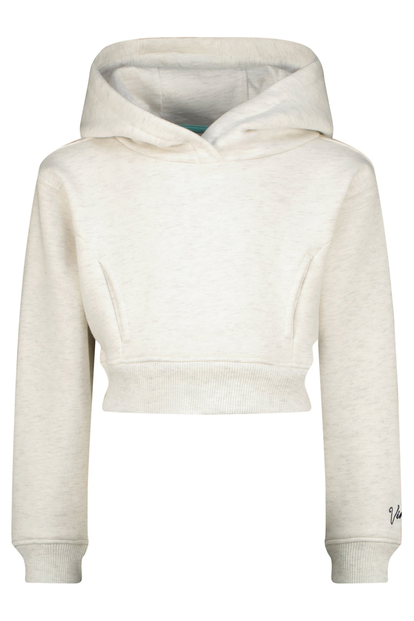 GIRLS NIMMIE HOODY LIGHT GREY MELEE 1