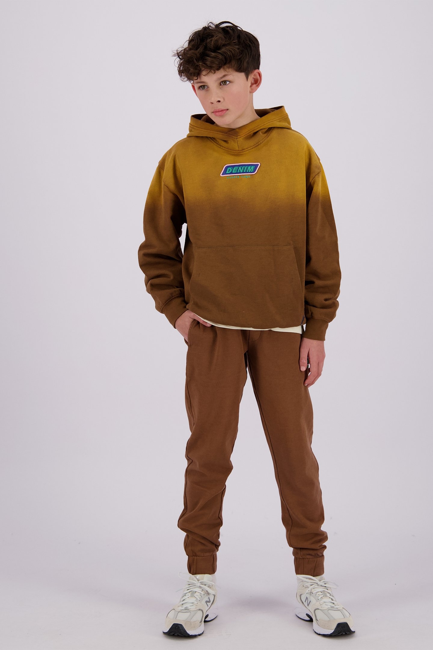 BOYS NYX SWEATER BEAN BROWN 1