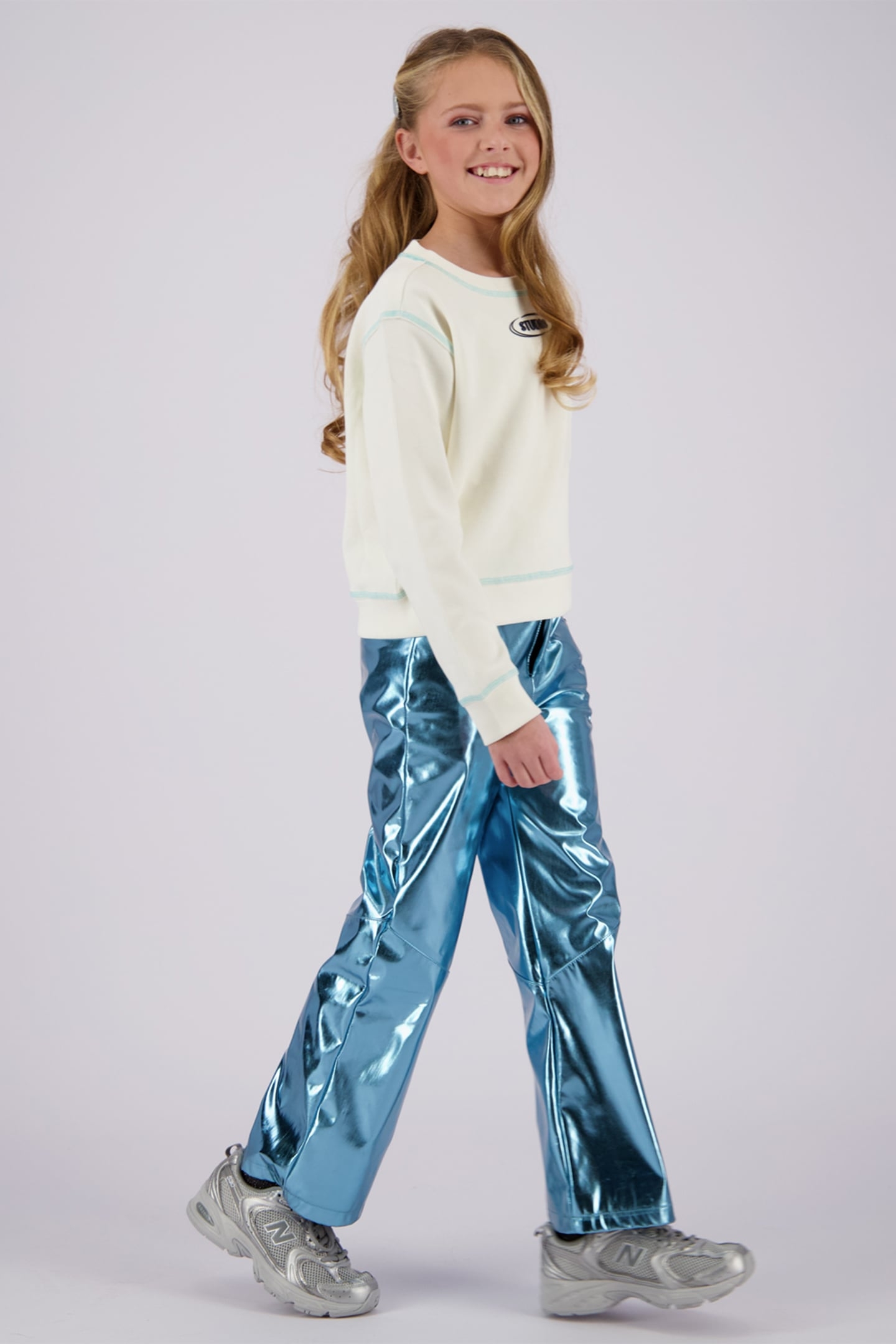 GIRLS NATASJA SWEATER ALMOND MILK 6