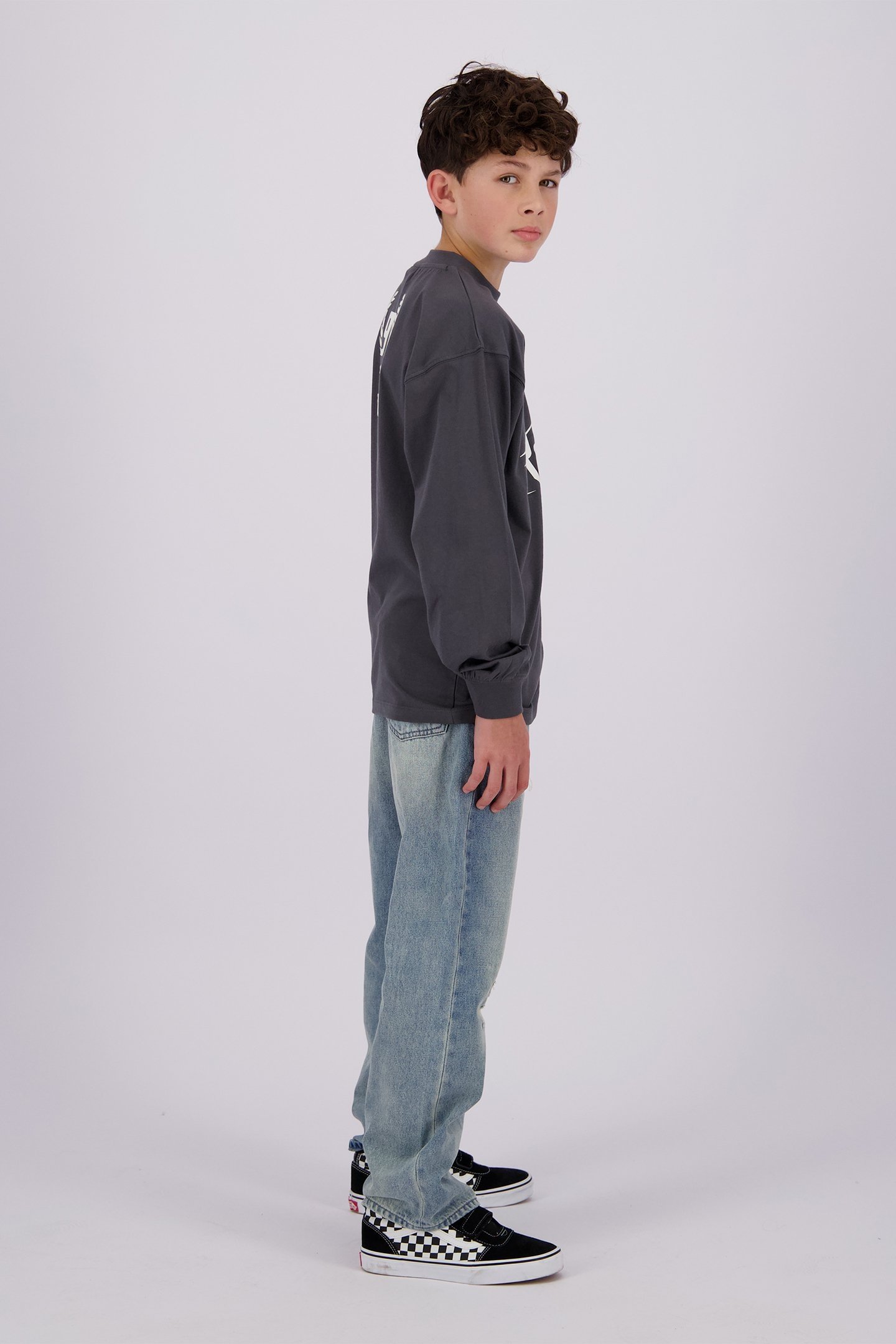 BOYS JITCH T-SHIRT DARK STONE 5