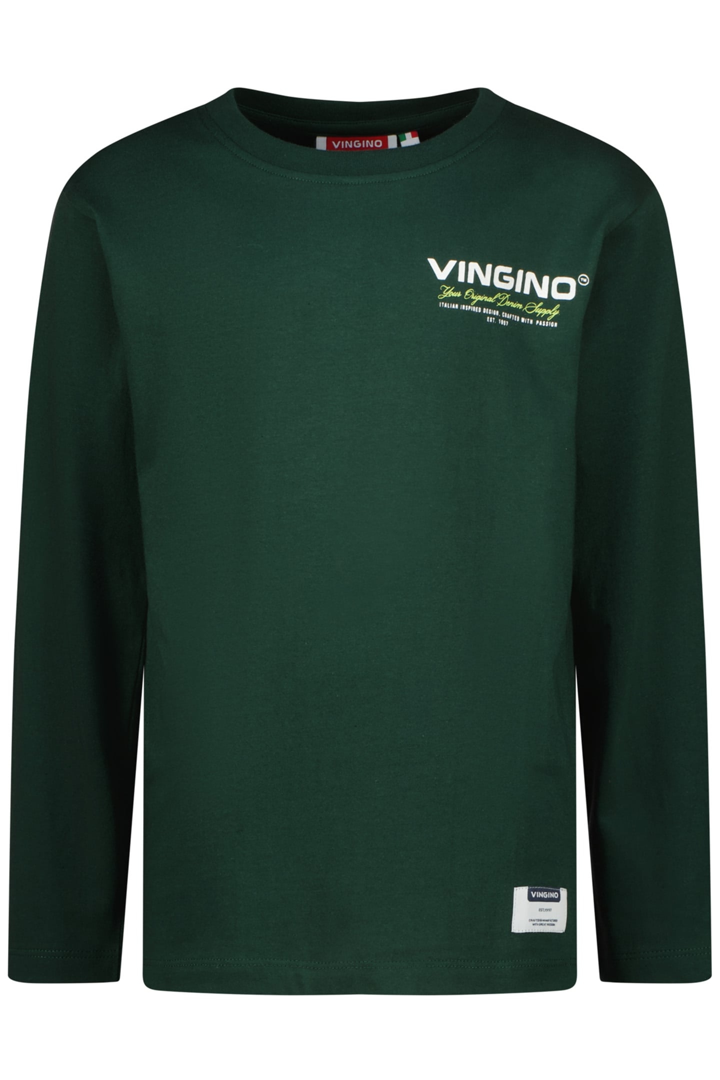 BOYS JAL T-SHIRT RACING GREEN 1