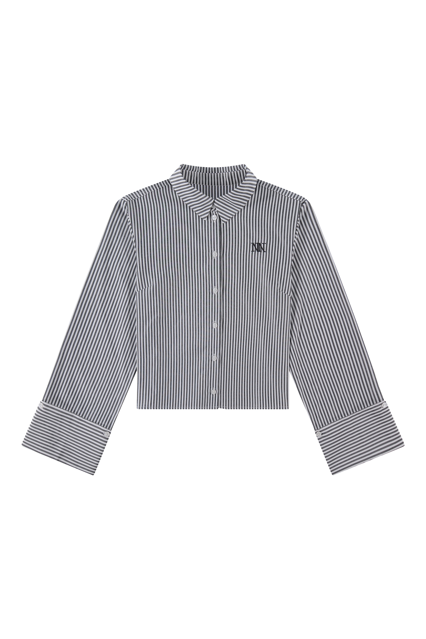 NOMI BLOUSE BLACK/OFF WHITE 2