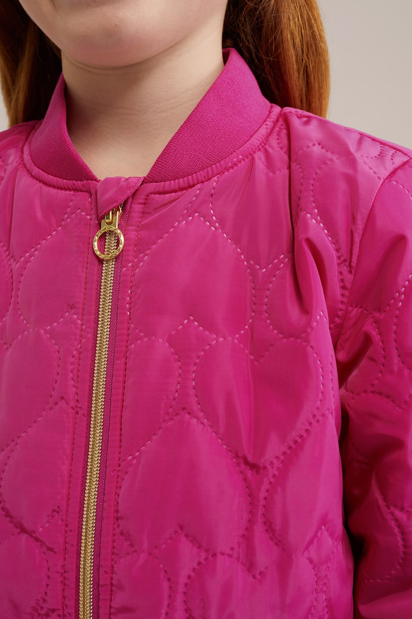 JACKET MIDLONG BRIGHT PINK 5