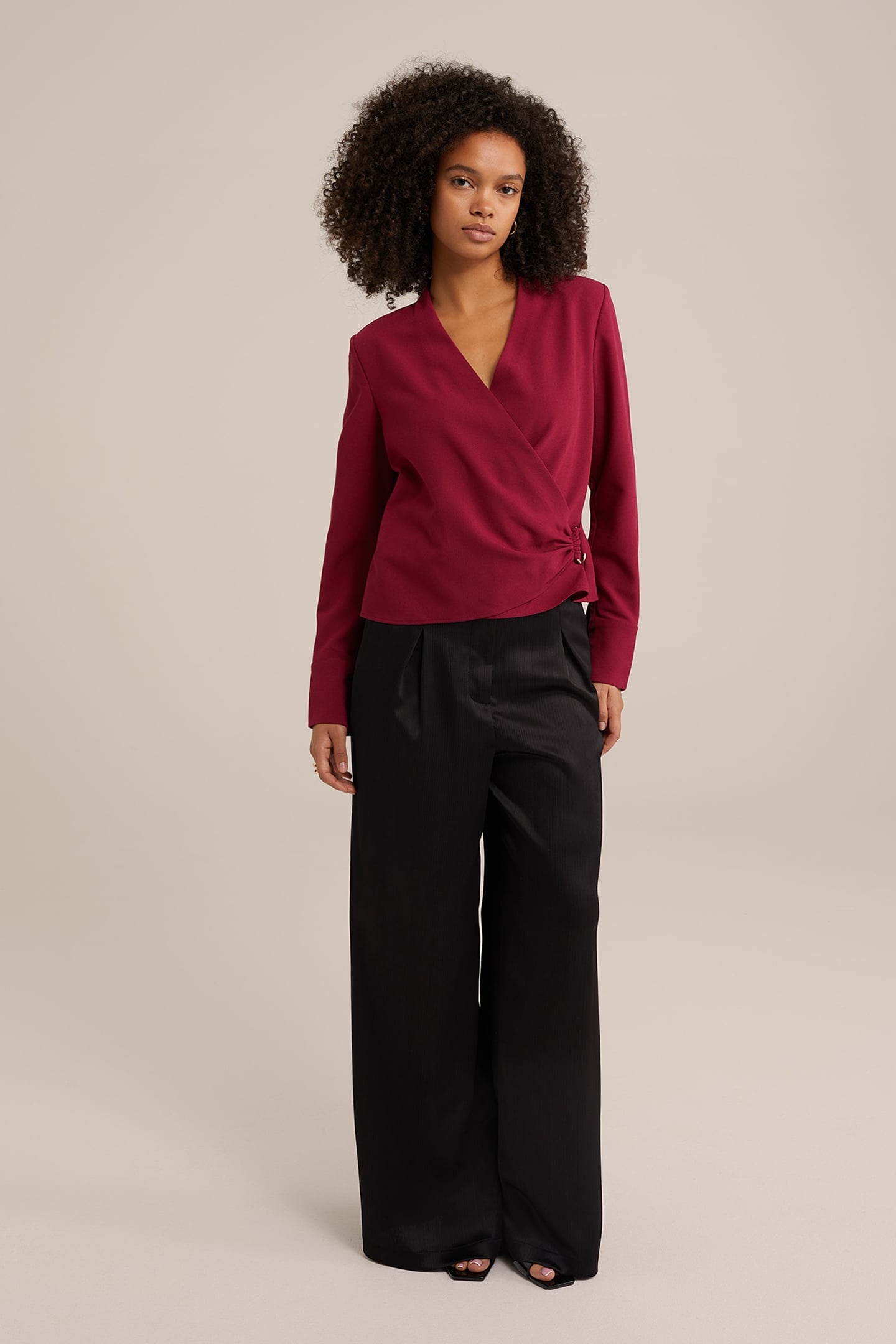 BLOUSE VINTAGE RED 3