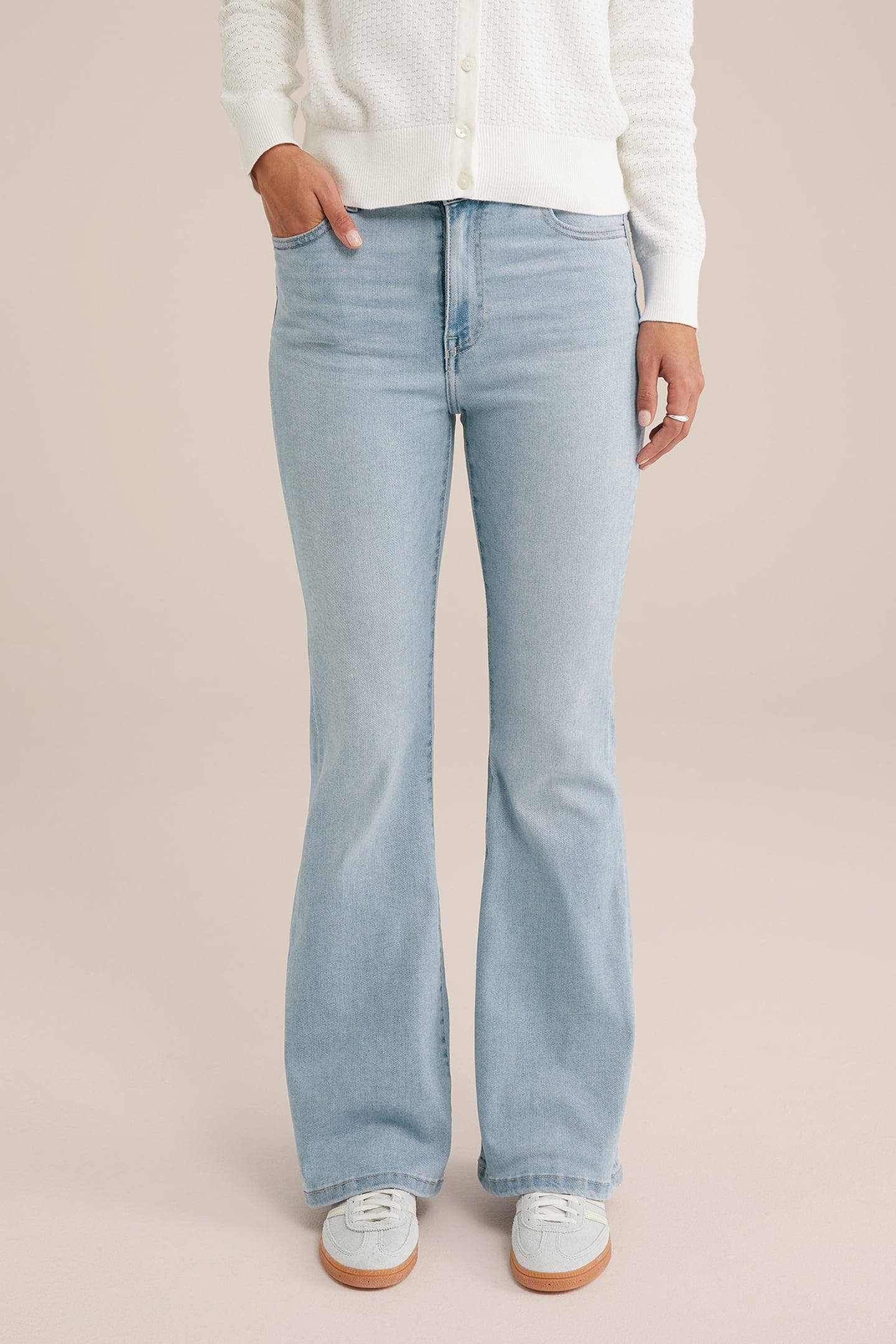 5-POCKET HIGH WAIST LIGHT BLUE 1