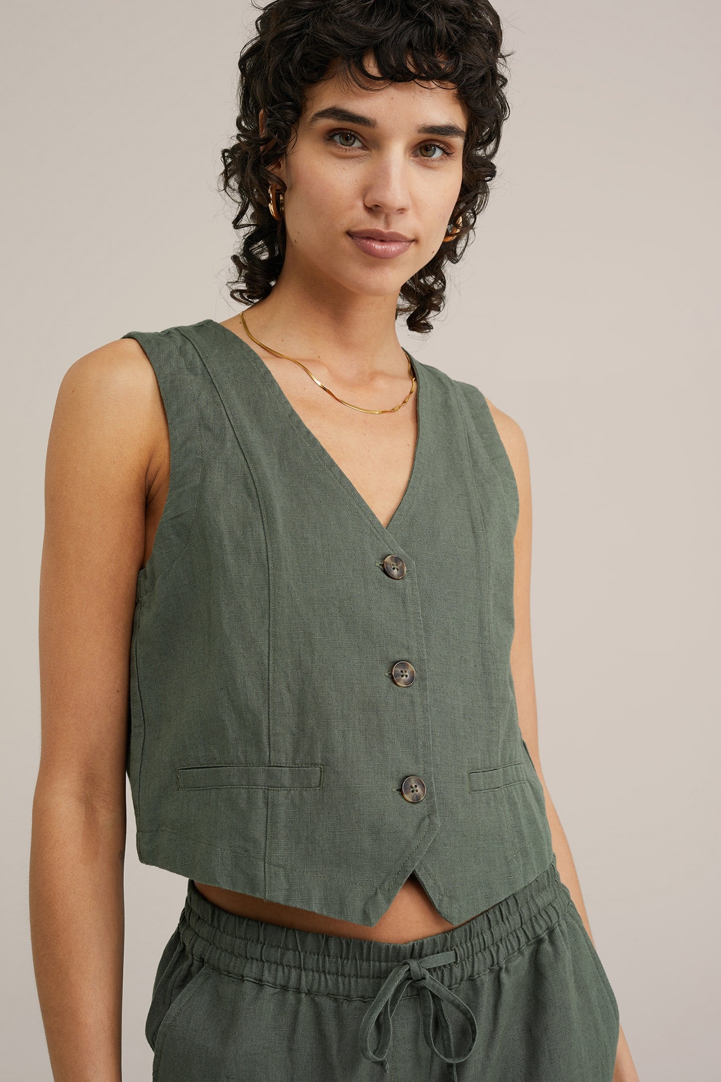 WAISTCOAT DARK GREEN 5