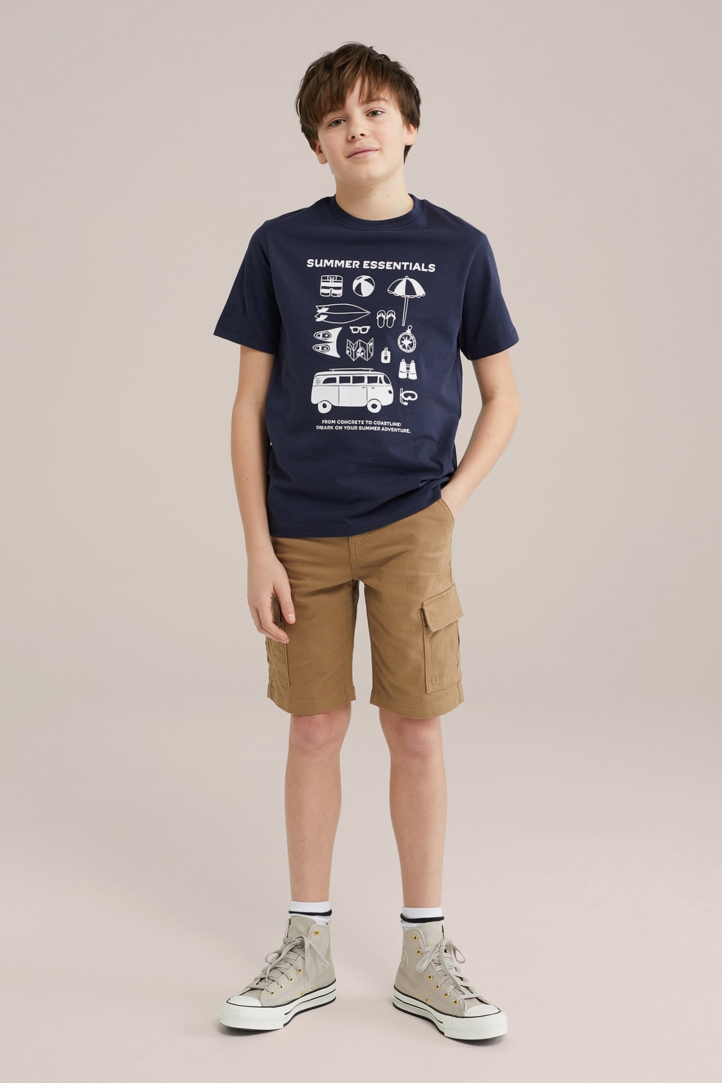 CARGO PANTS LIGHT BROWN 2