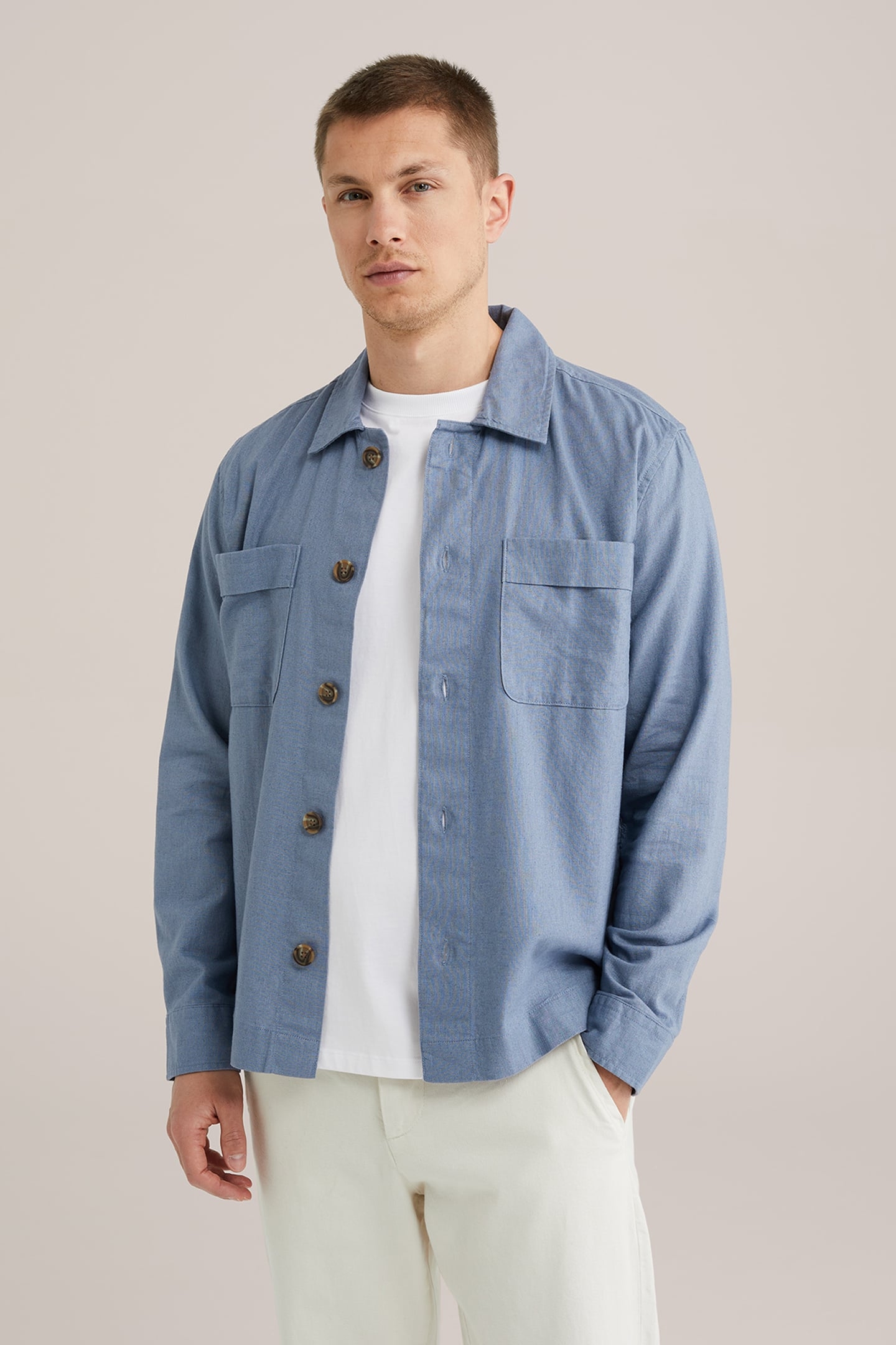 OVERSHIRT GREYISH BLUE 1