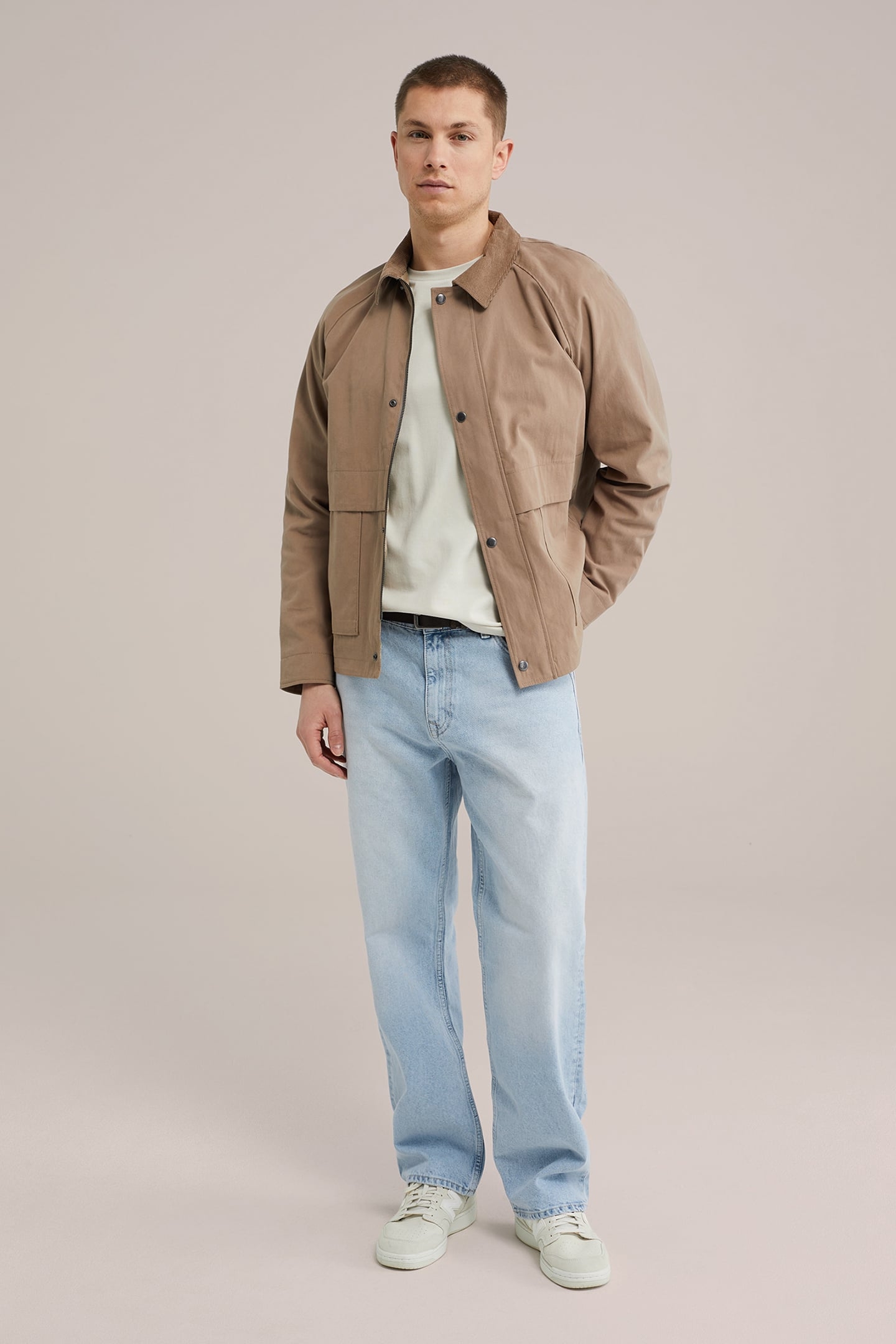 JACKET NORMAL LENGTH LIGHT BROWN 3