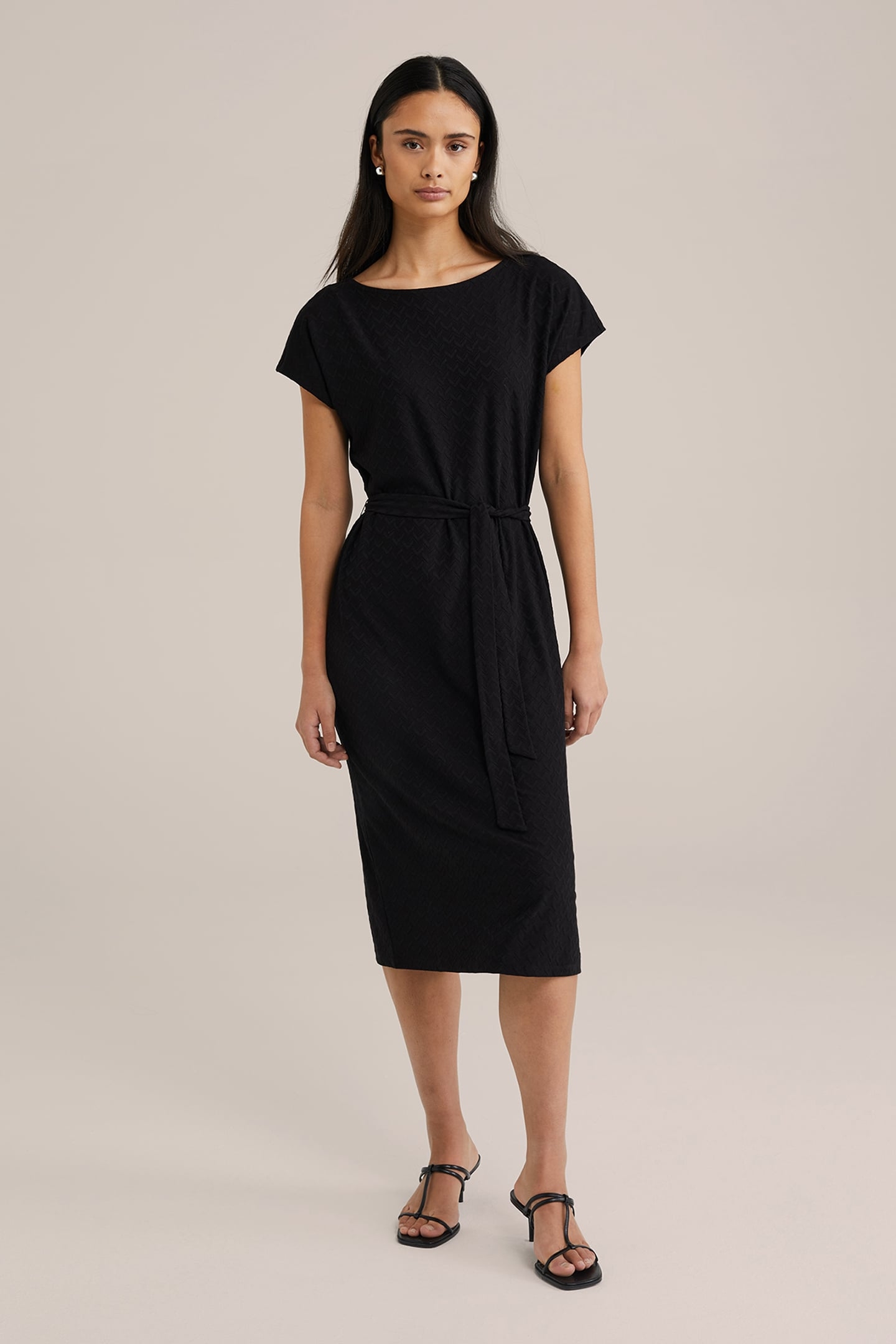 DRESS MIDI BLACK 1