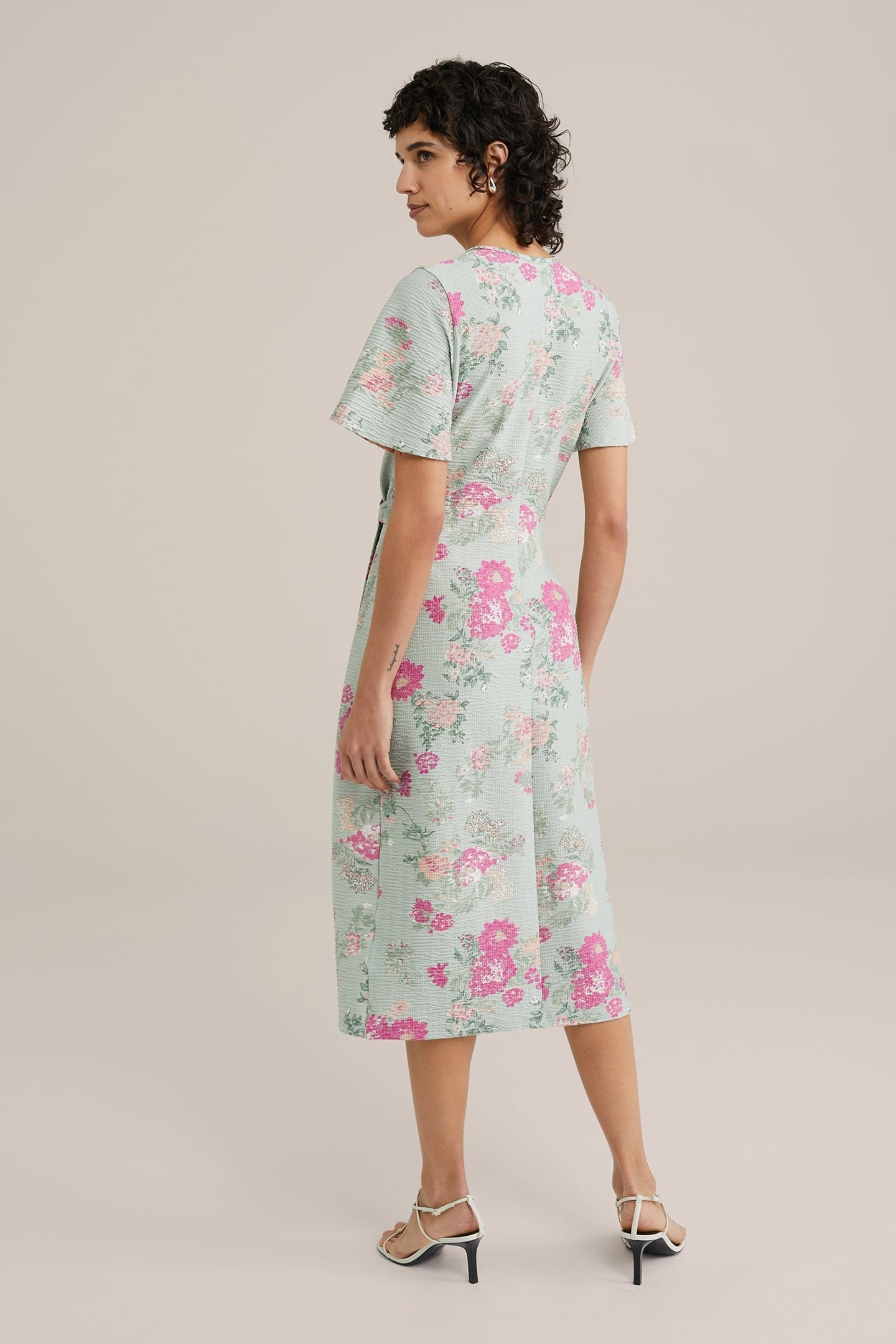 DRESS MID LENGTH MINT GREEN 2