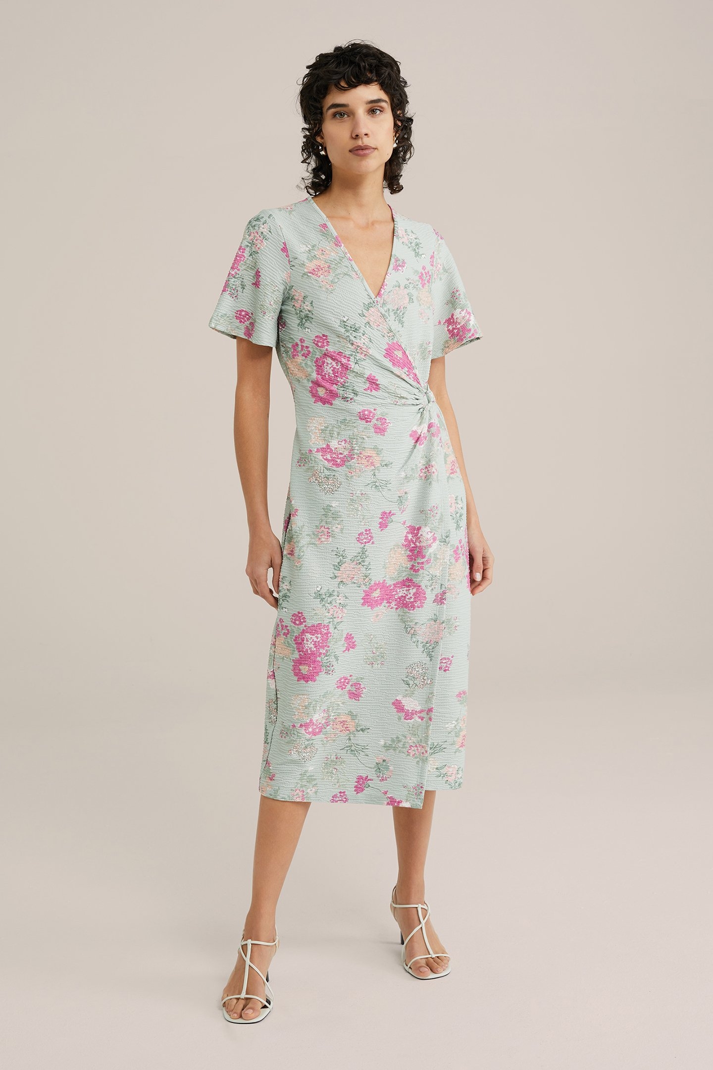 DRESS MID LENGTH MINT GREEN 1