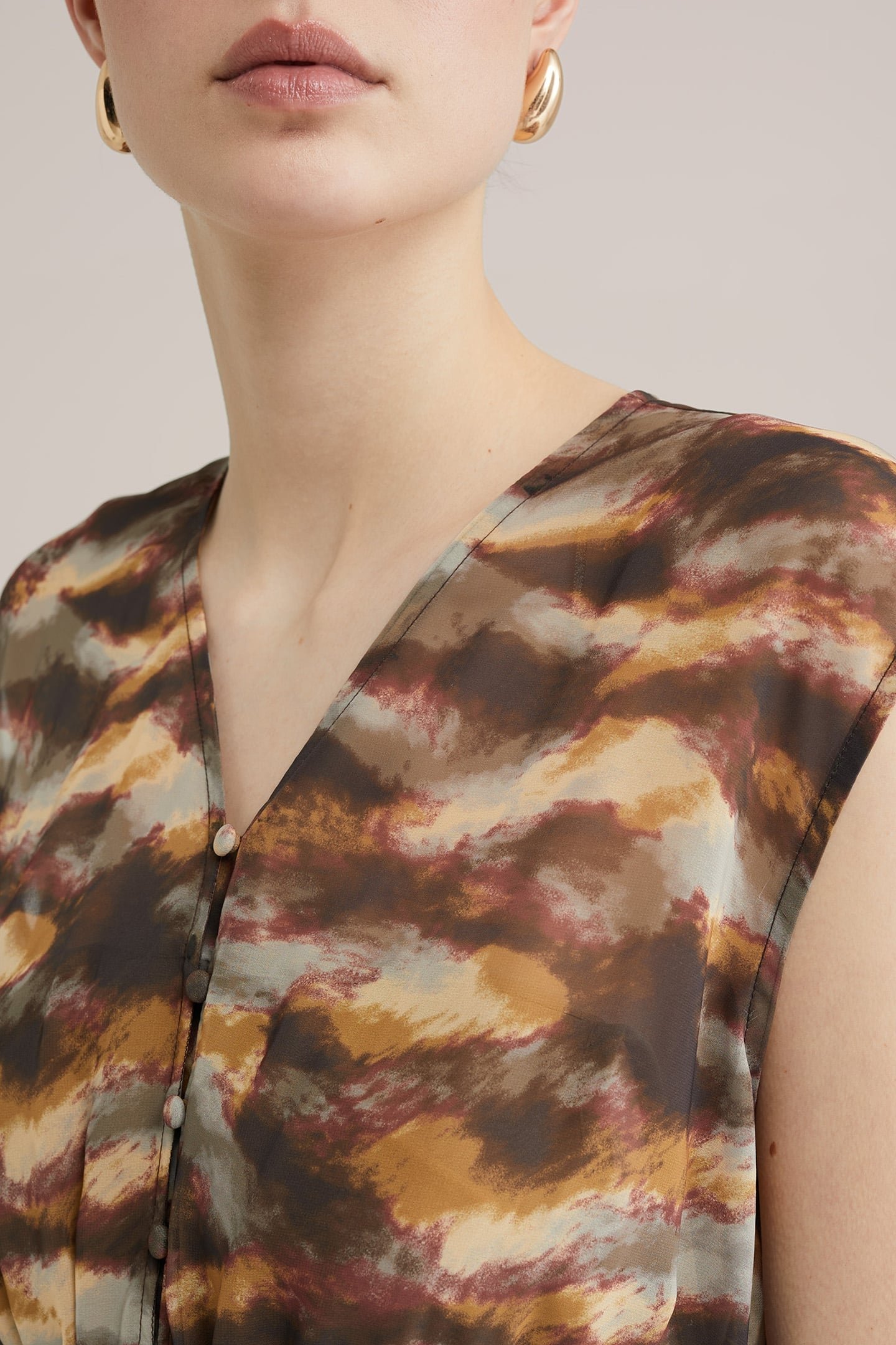 DRESS MID LENGTH MUSTARD YELLOW 5