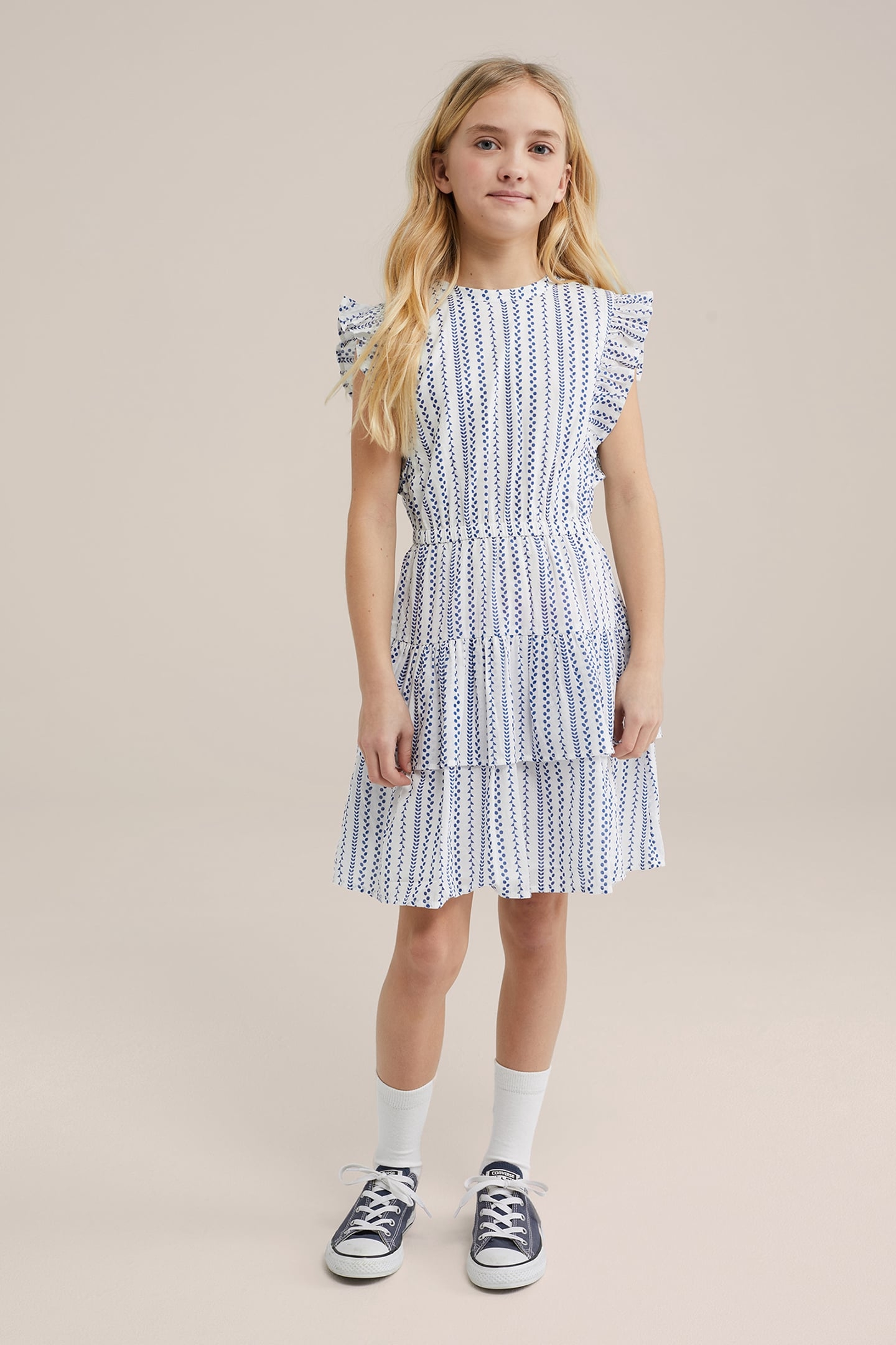 DRESS MID LENGTH DARK BLUE 2