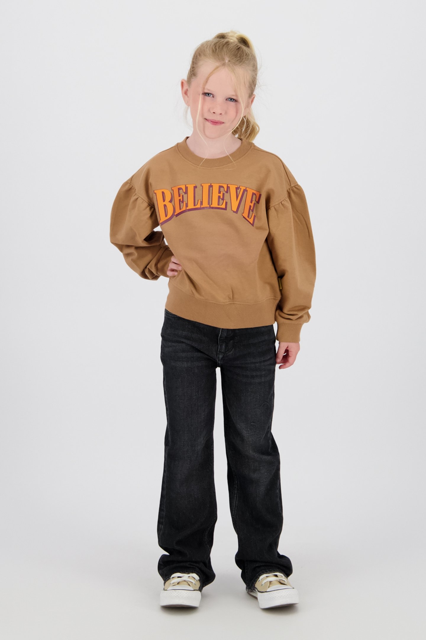 GIRLS CECILE JEANS BLACK DENIM 1