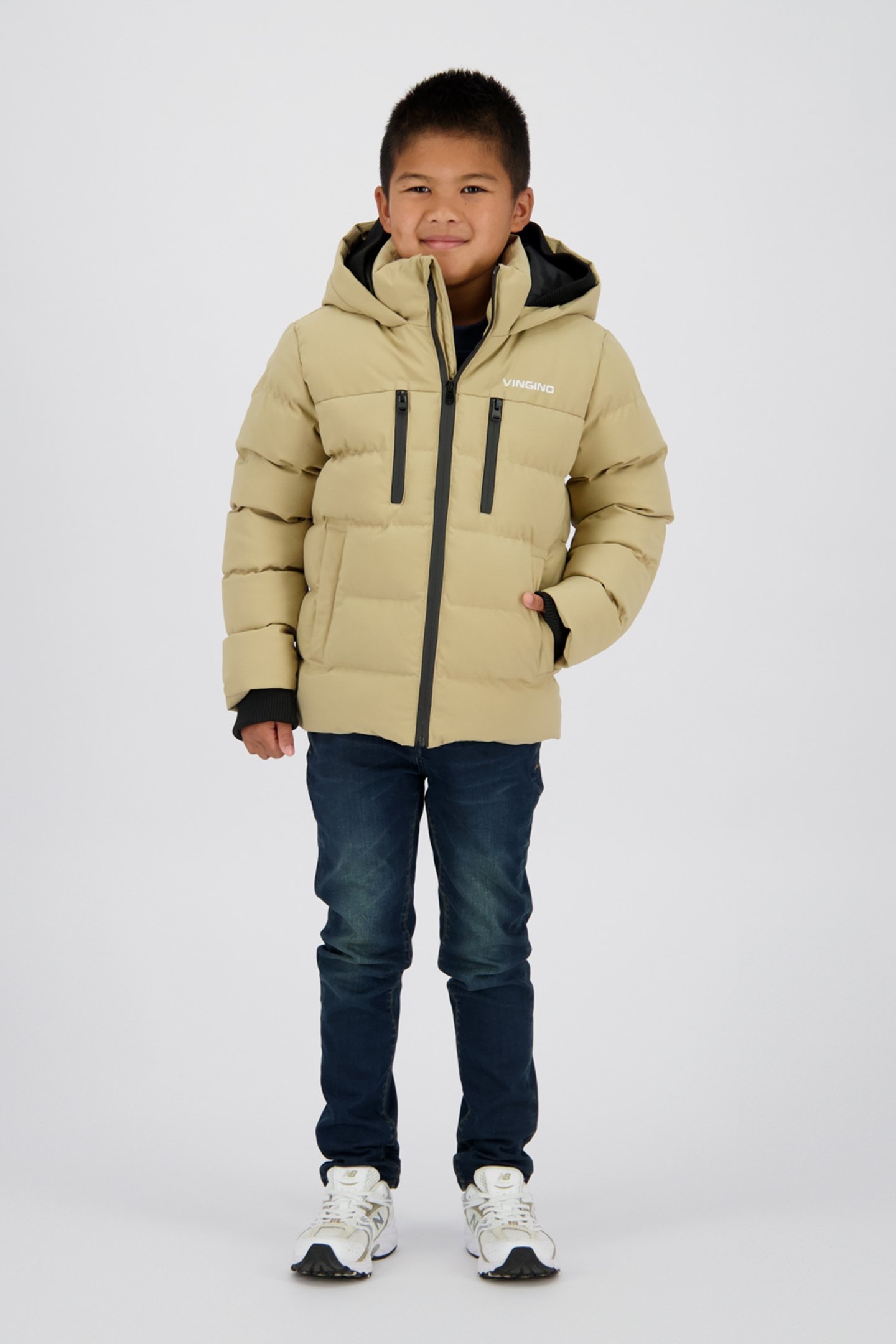 BOYS TIGON JACKET OUTDOOR SAND 1