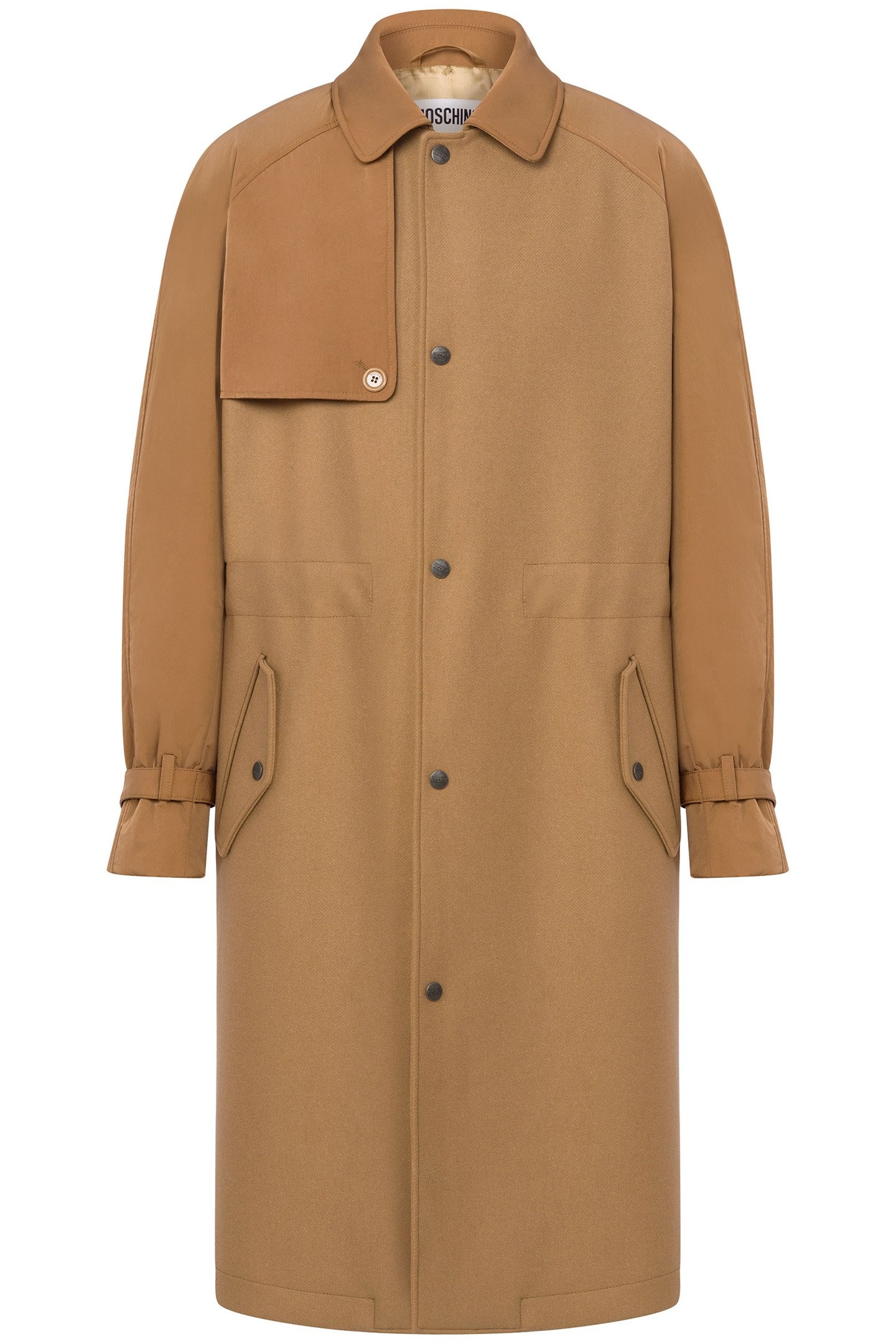 WOOL AND NYLON CLOTH COAT BROWN 3