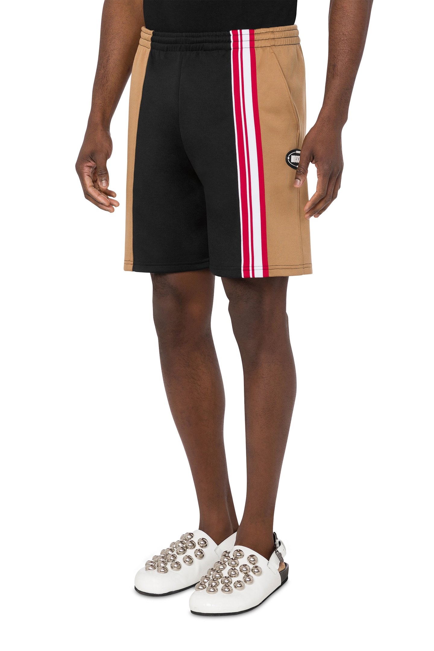 FLEECE SHORTS MOSCHINO COUTURE! BLACK 1